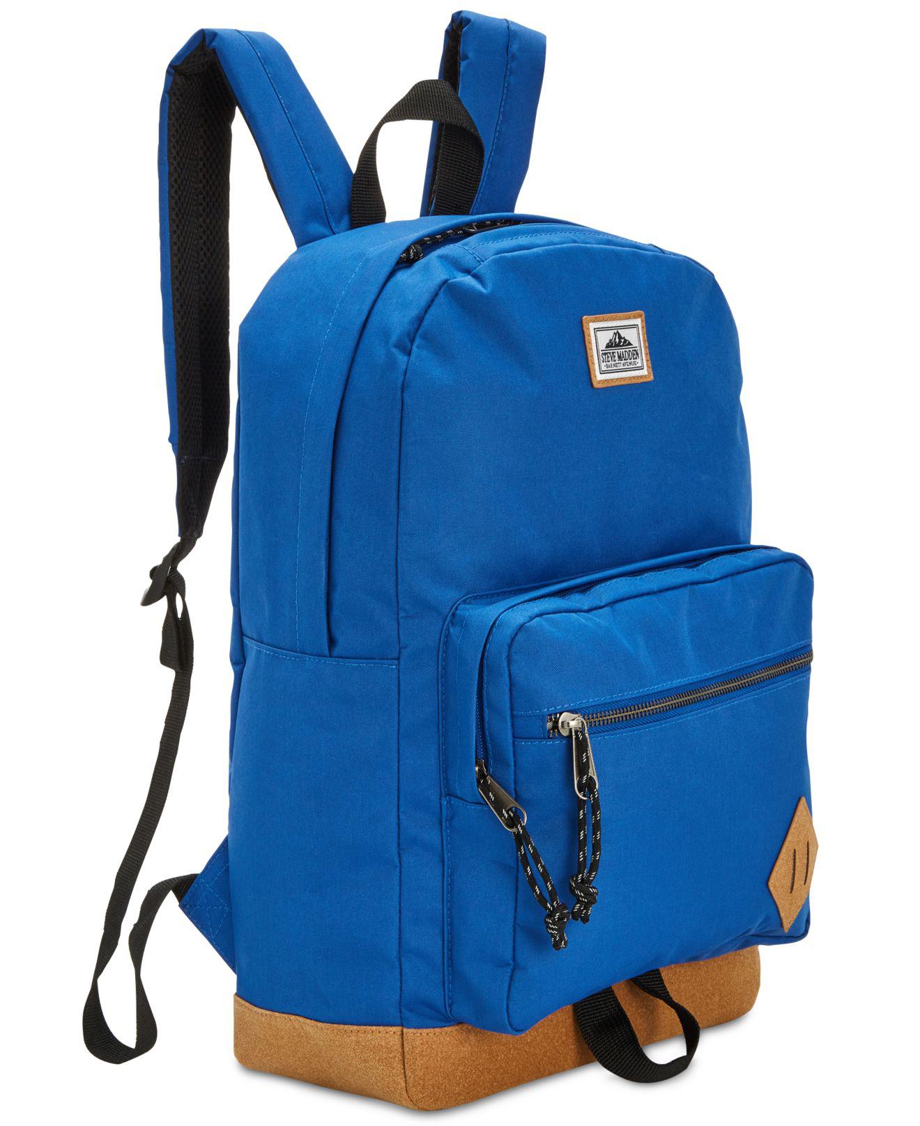 steve madden backpack blue