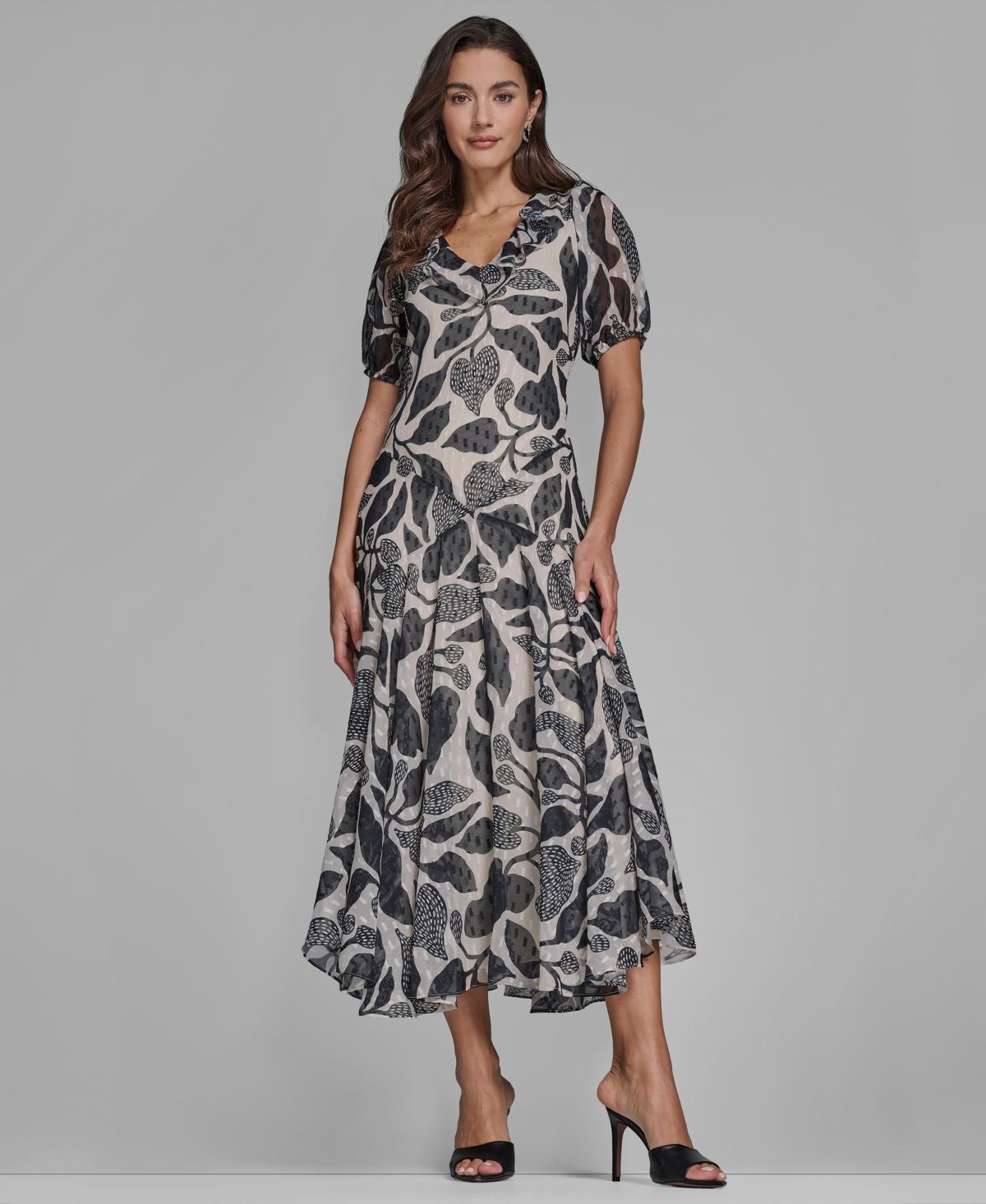 chinese dress ladies BCBGMAXAZRIA Costa Stripe Faux Wrap Dress – Runway Catalog main image 0