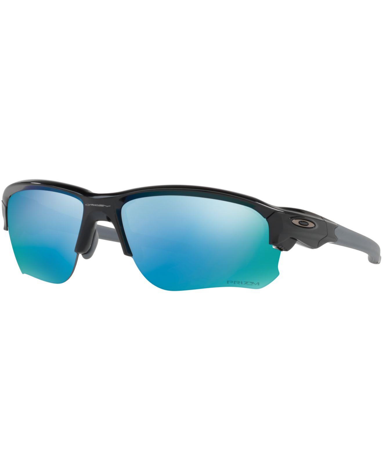Oakley Polarized Flak Draft Prizm Deep Water Polarized Sunglasses , Oo9364 in Blue for Men