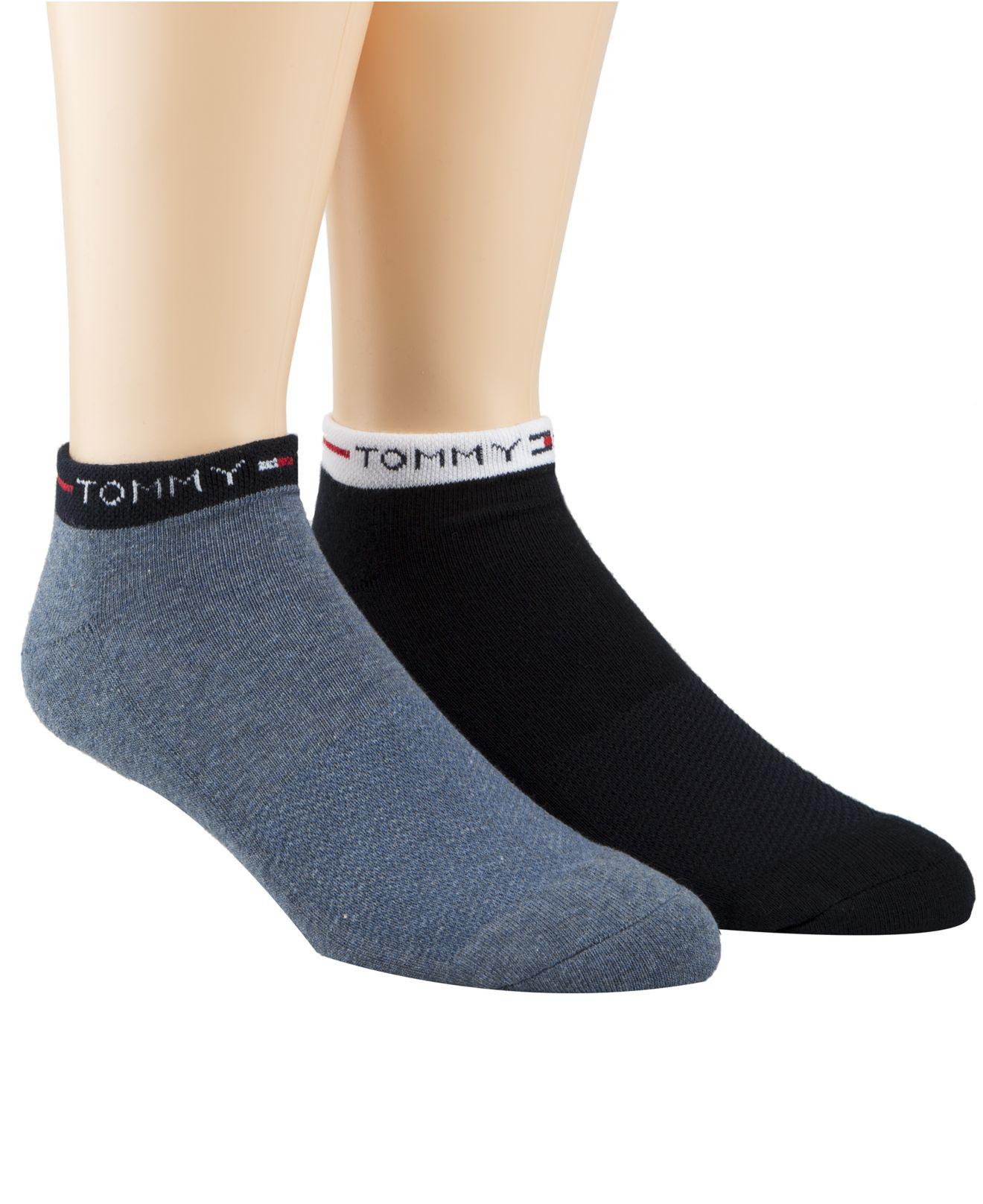 Tommy Hilfiger Cotton Men's 2-pk. Low-cut Liner Socks in Blue for Men - Lyst