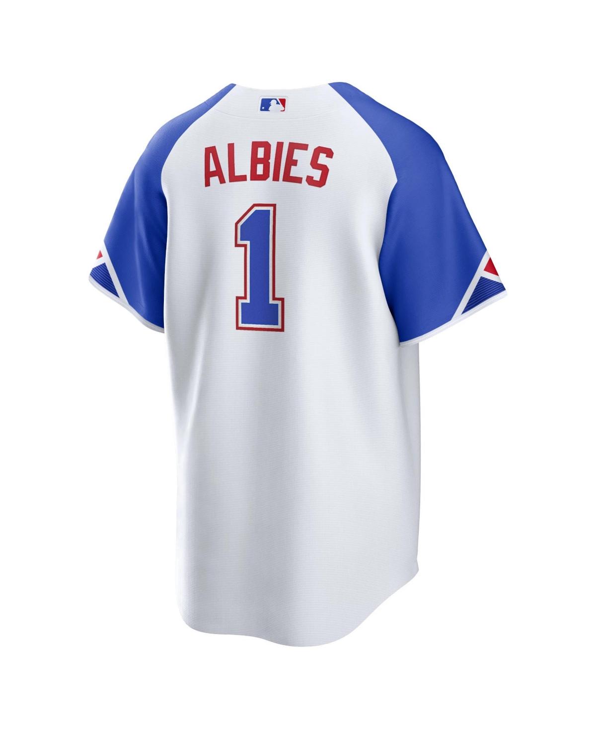 Nike Ozzie Albies Atlanta Braves 2023 City Connect Replica Player Jersey in  Blue for Men