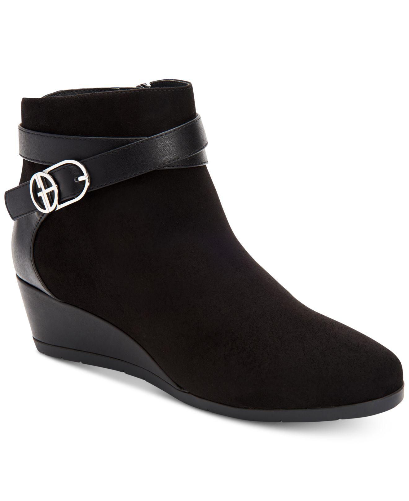 giani bernini wedge boots