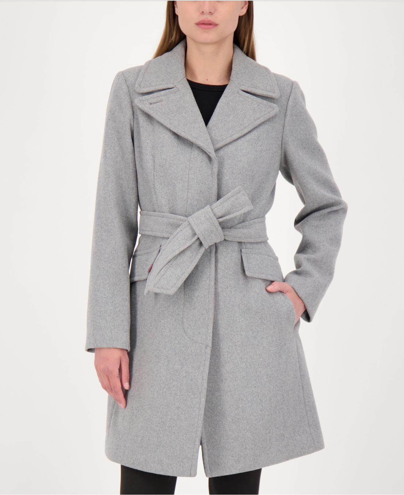macys grey coat