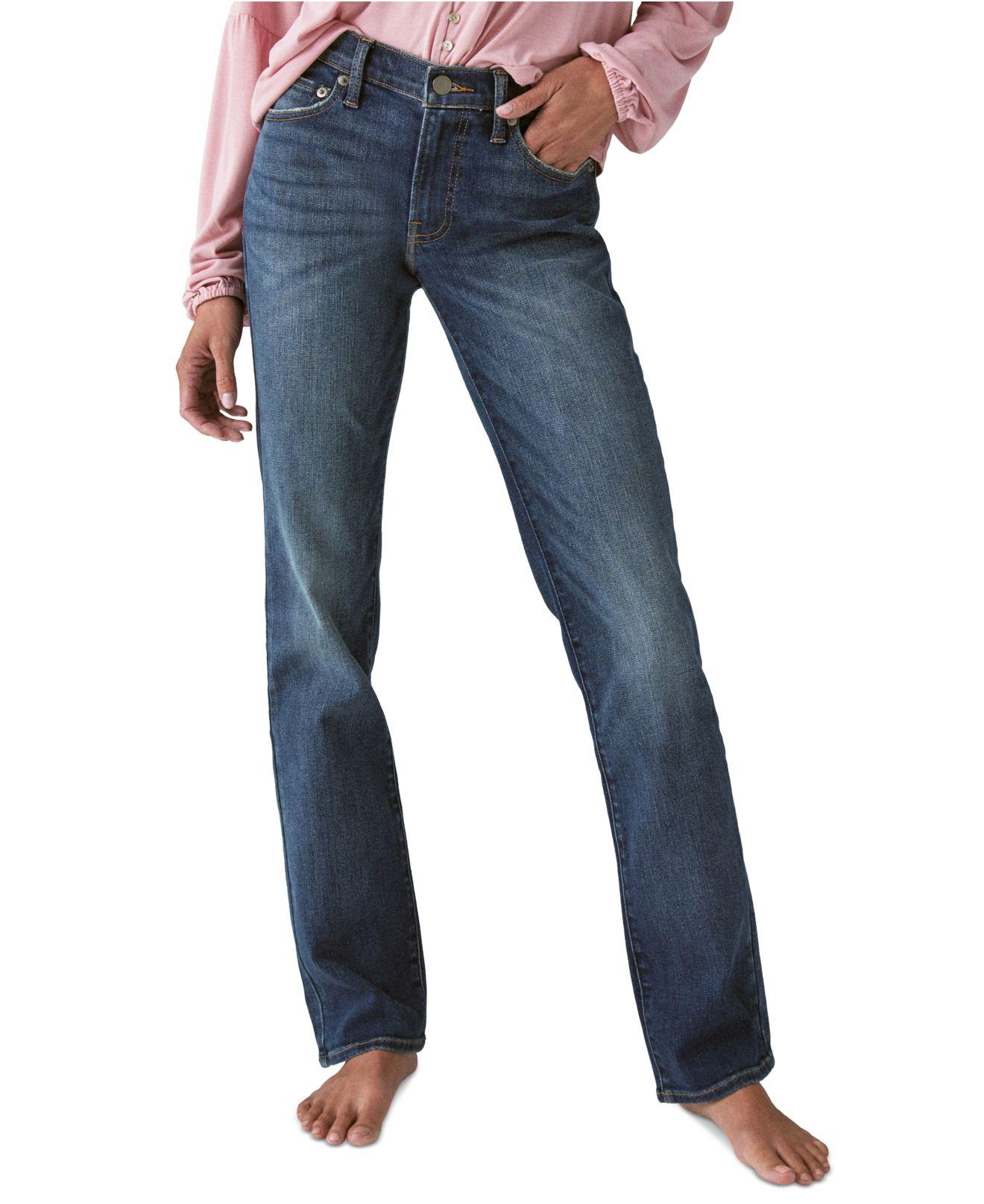 Lucky Brand Yellowstone Sweet Straight Jeans in Blue | Lyst