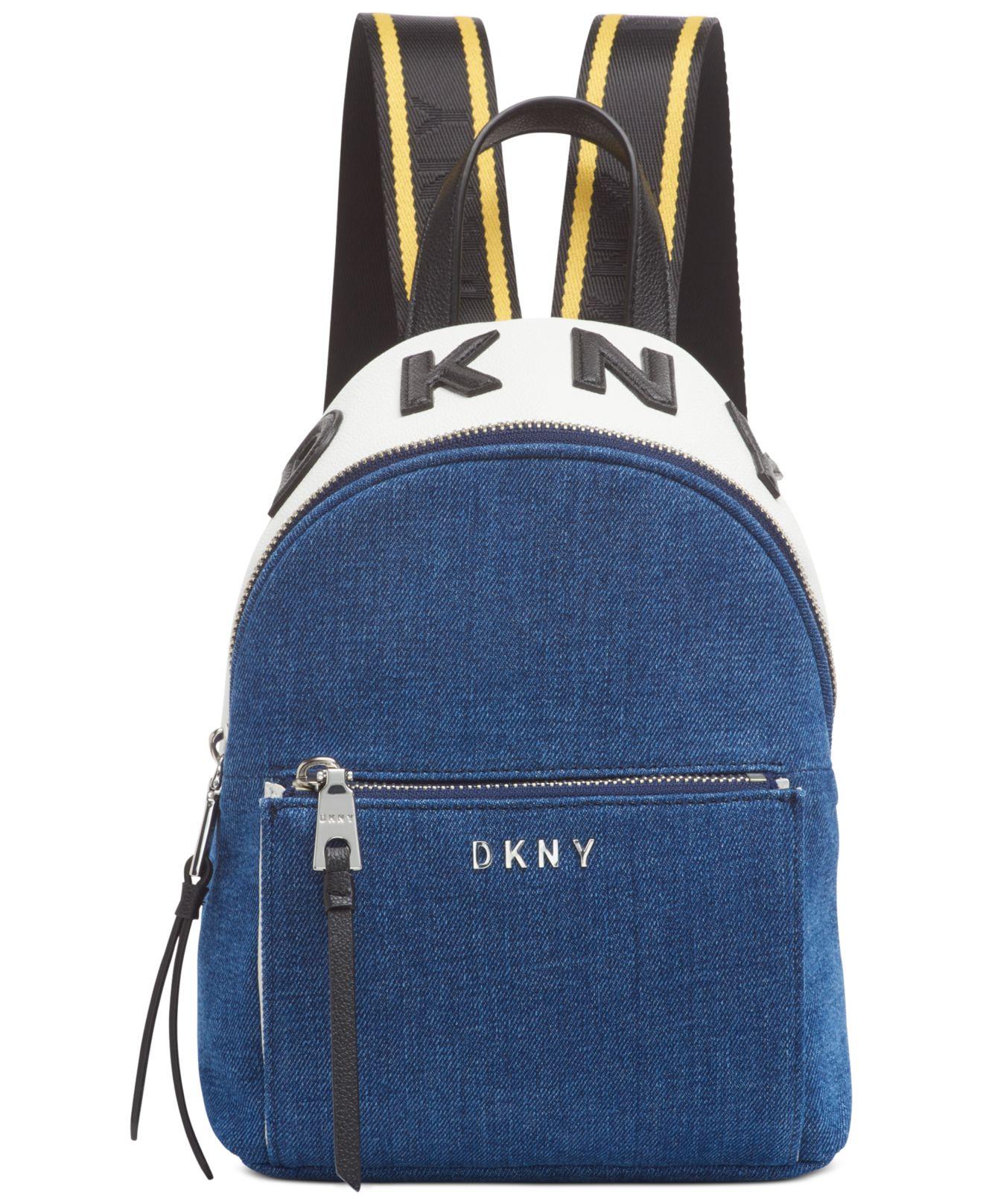 DKNY Kayla Denim Backpack in Blue Lyst