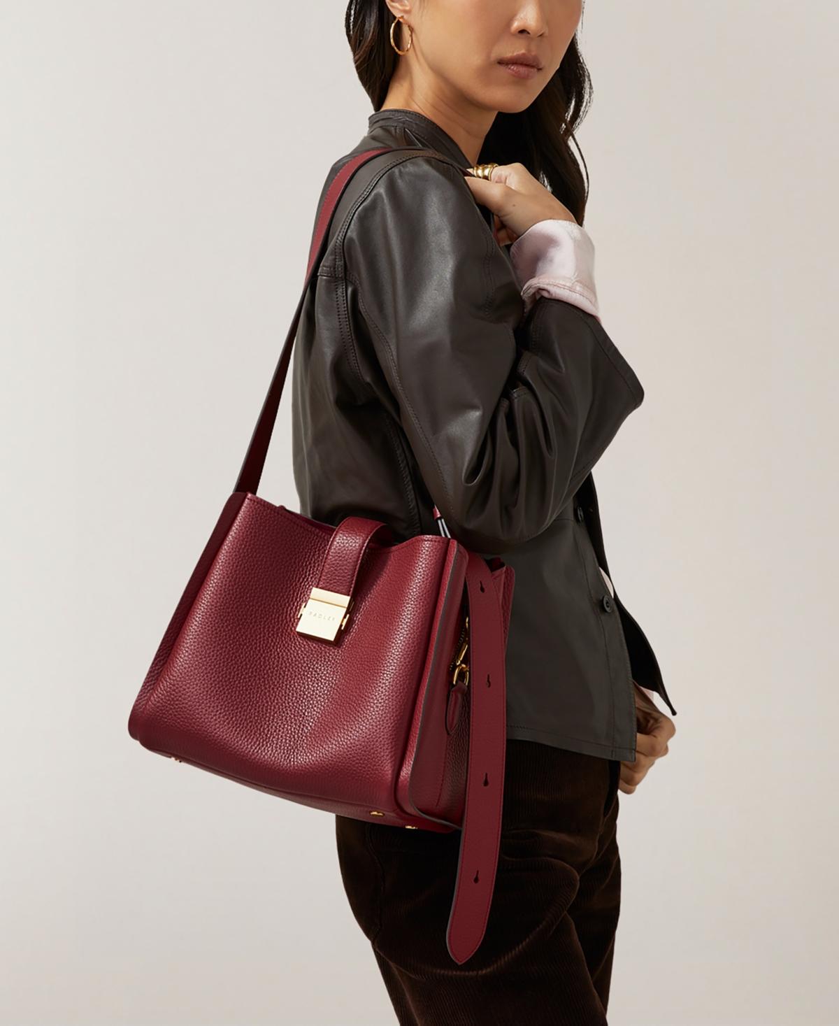 Radley Sloane Street Medium Zip Top Crossbody in Red | Lyst