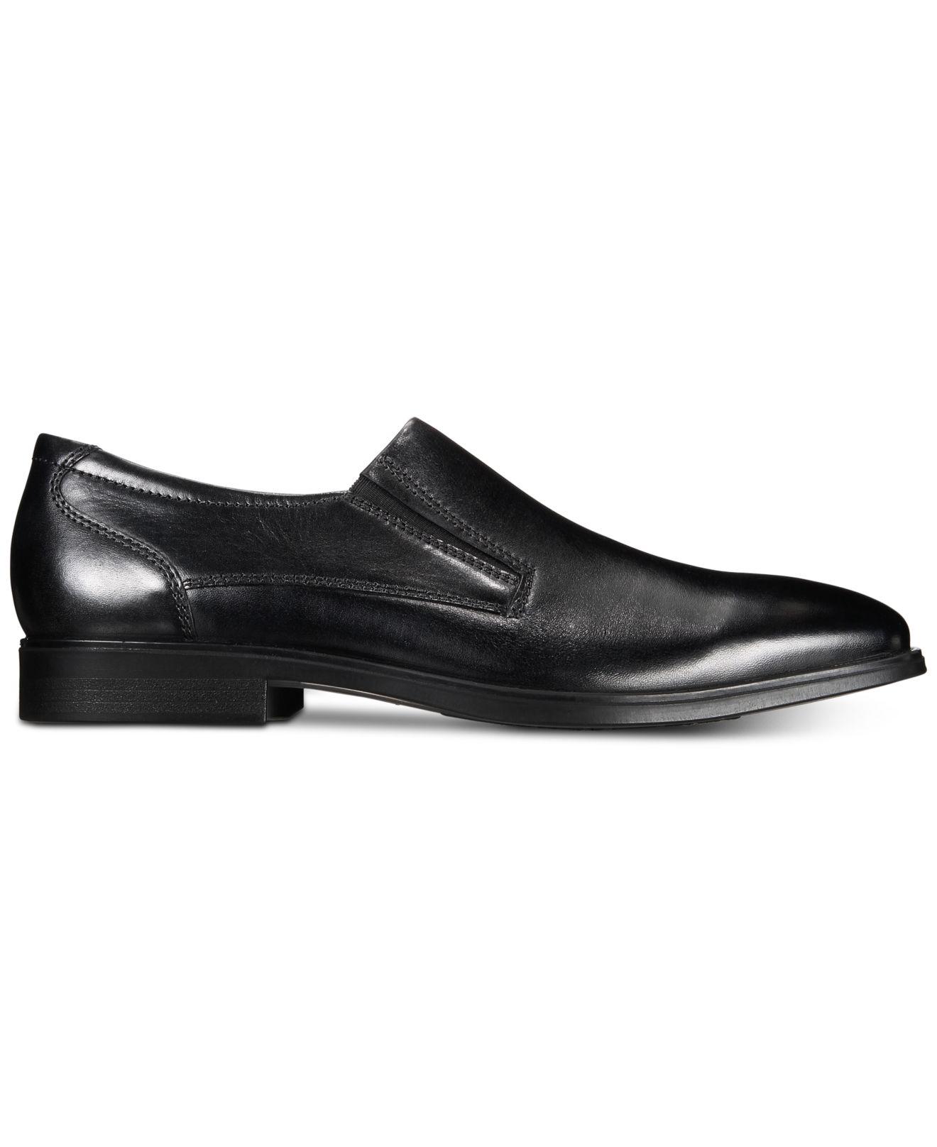 ecco men's melbourne plain toe slip on loafer