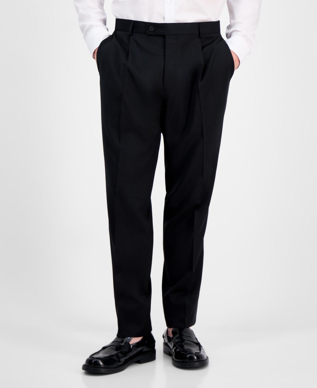 slim fit dress slacks Calvin Klein Men's Infinite Stretch Solid Slim-Fit Pants MSRP $190   DGFOutlet