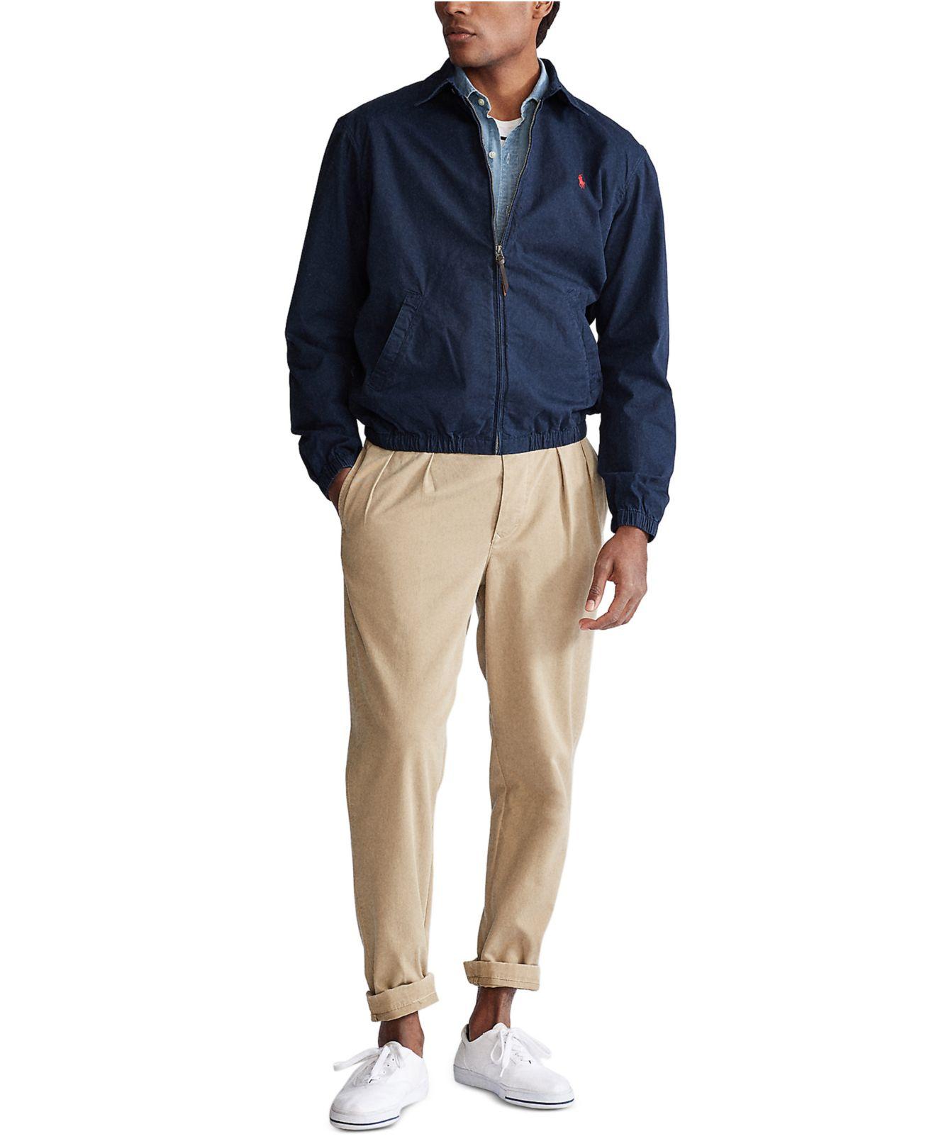 Polo Ralph Lauren Cotton Navy Bayport Windbreaker Jacket in Blue for Men |  Lyst