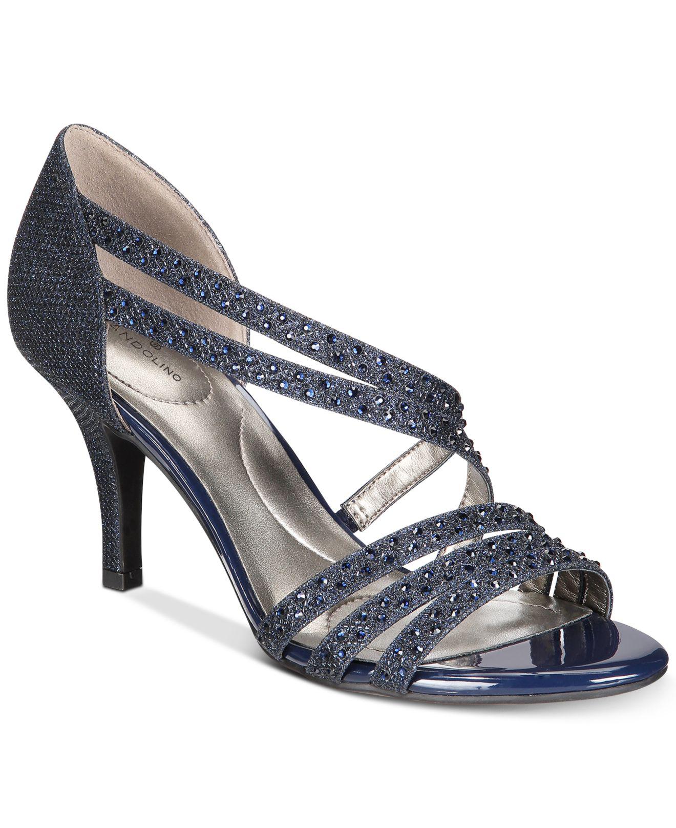 bandolino navy blue sandals