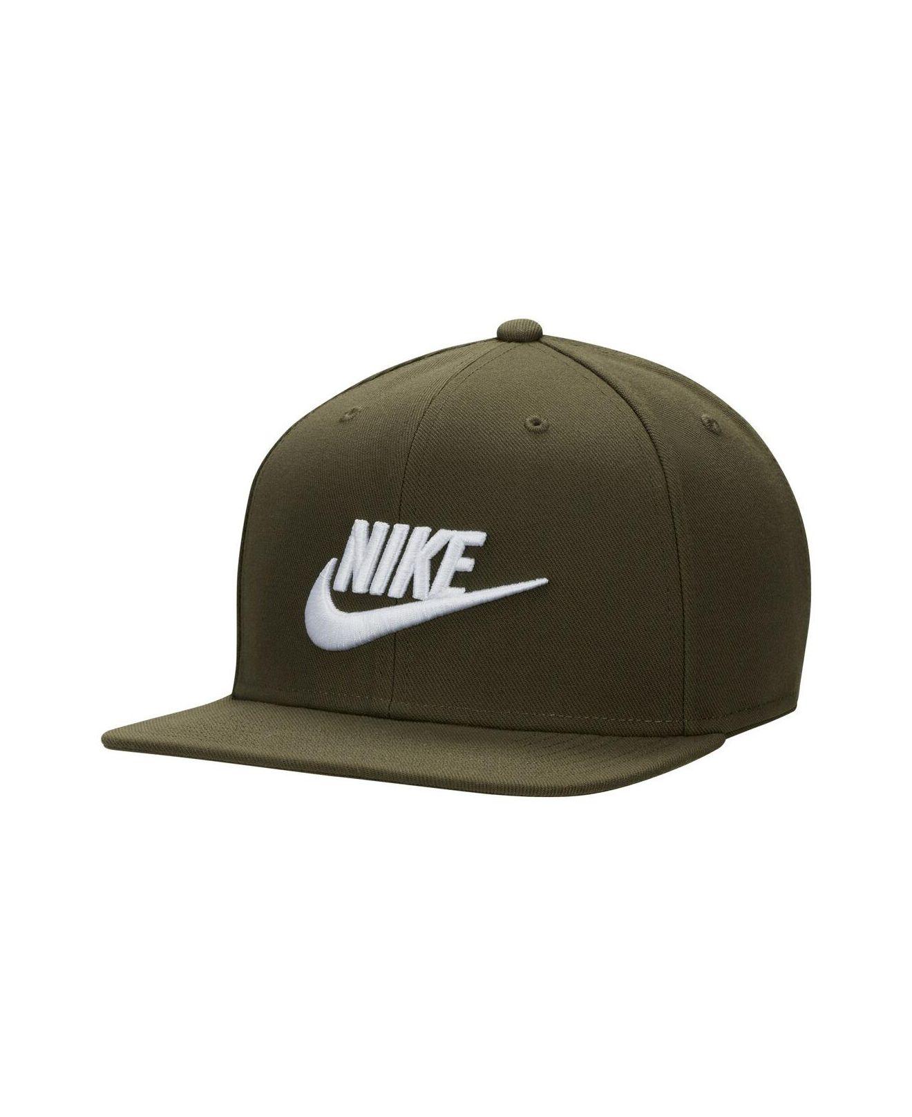 Nike Olive Pro Futura Performance Snapback Hat in Green for Men | Lyst