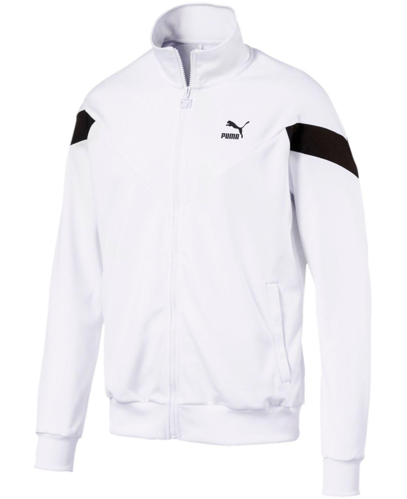 PUMA Synthetic Colorblocked Track Jacket in White for Men - Save 40% - Lyst