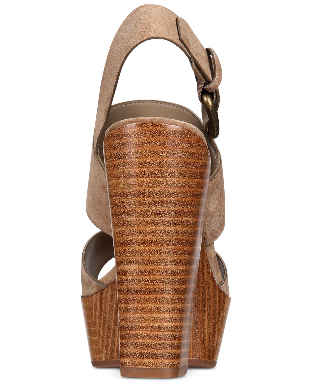 ALDO Leather Women's Maximoa Platform Blockheel Sandals in Stone