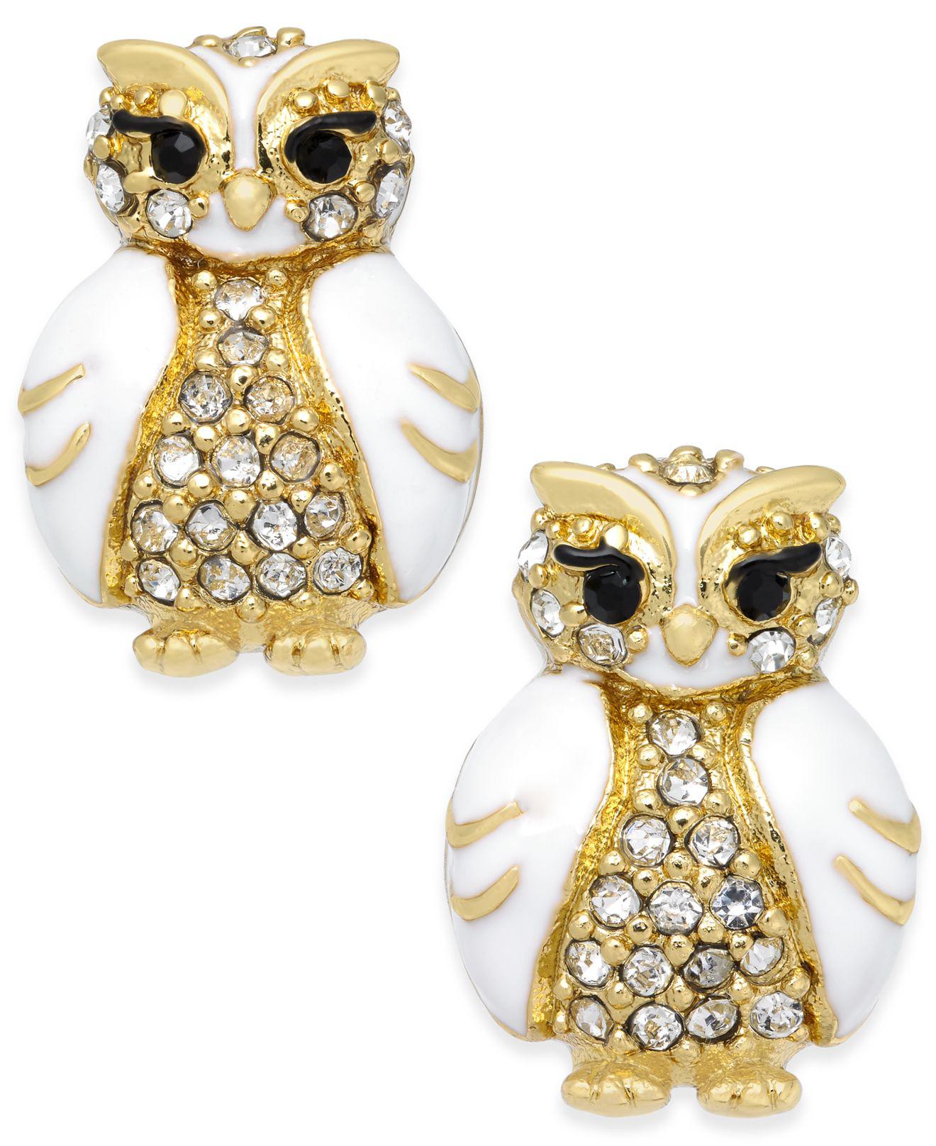 owl earrings kate spade