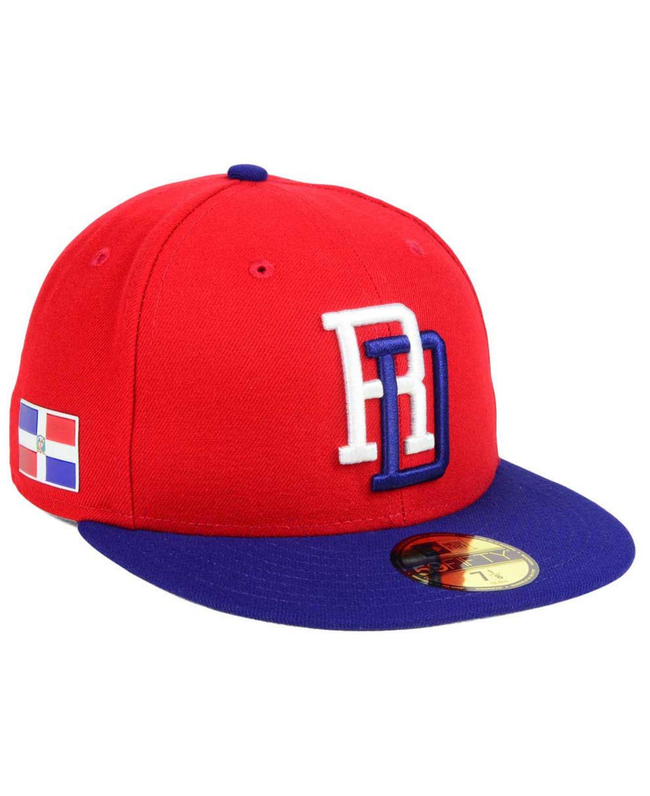 KTZ Dominican Republic World Baseball Classic 59fifty Fitted Cap in Red for  Men | Lyst