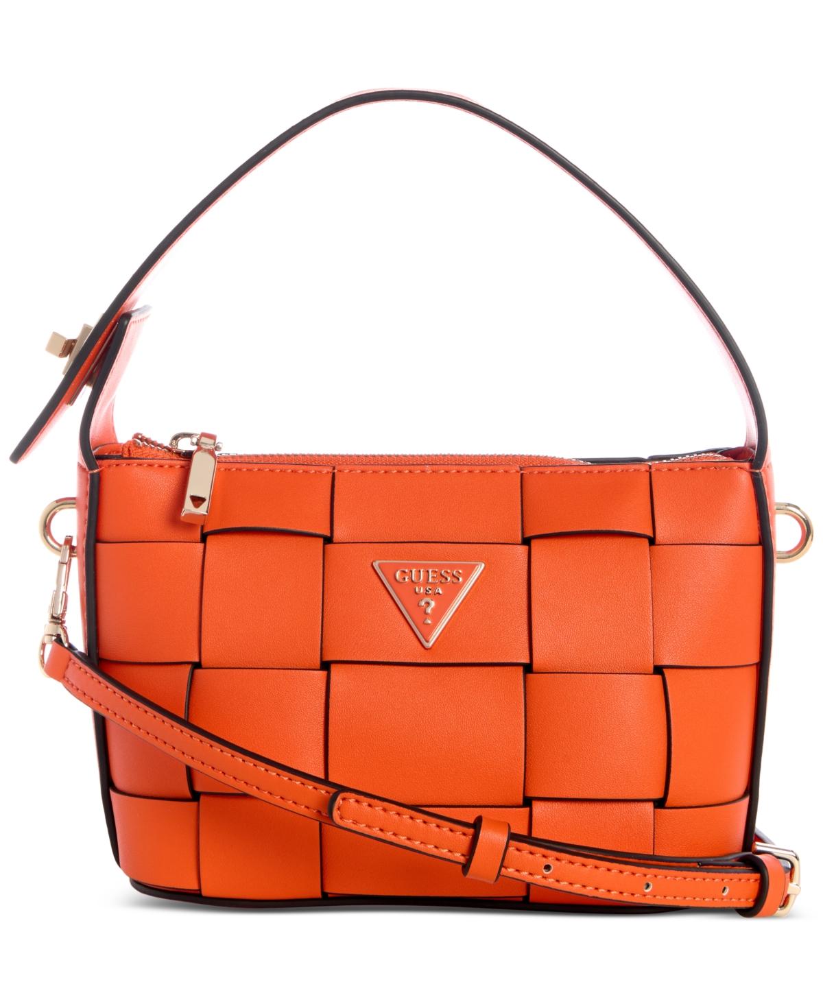 Guess■ MAYLEE 格子 ミニ ホーボーバッグ White Guess Hobo bags and purses for Women | Online Sale up to 60