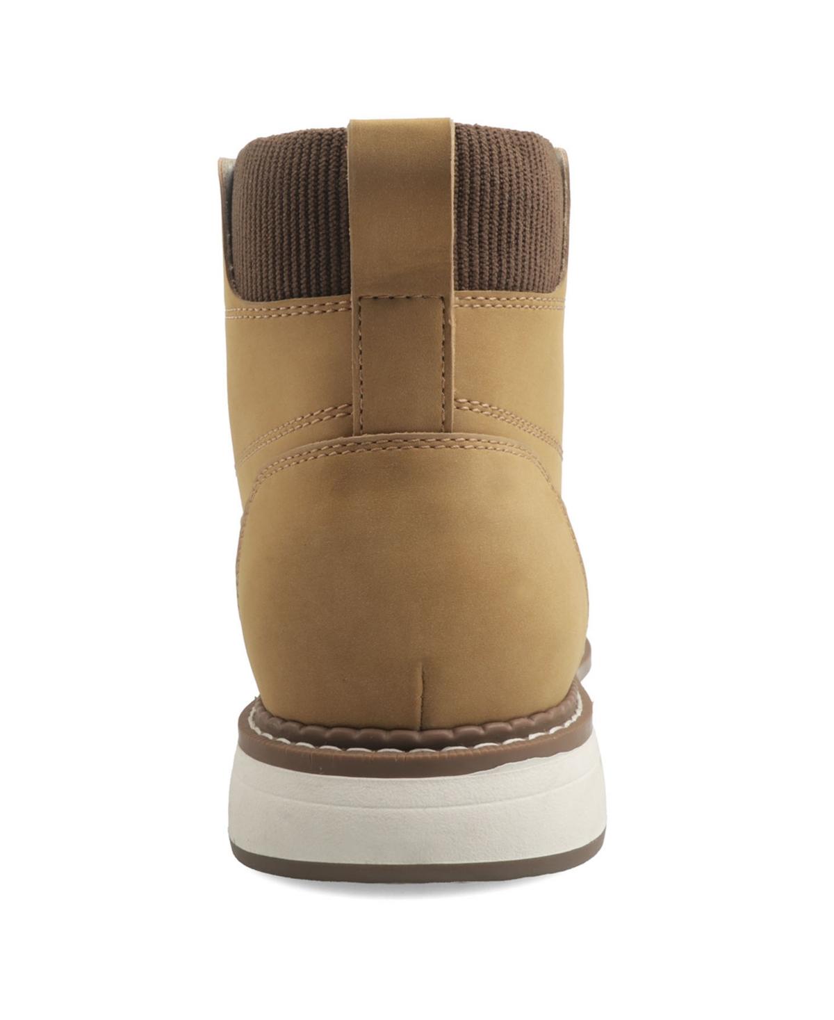Club Room Leather Ankle Boots Tan Women Ankle Boots in Tan Italian Soft Leather, Lace up  main image 3