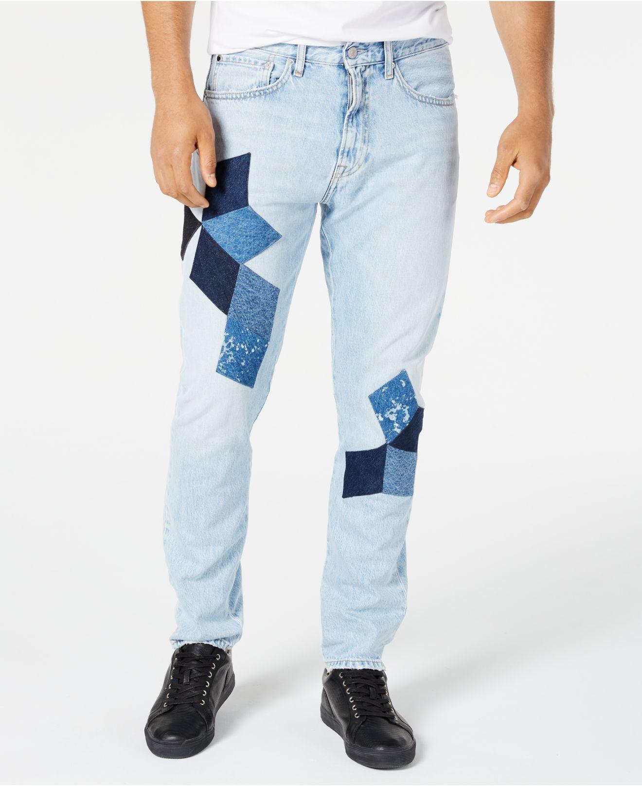 calvin klein athletic taper jeans