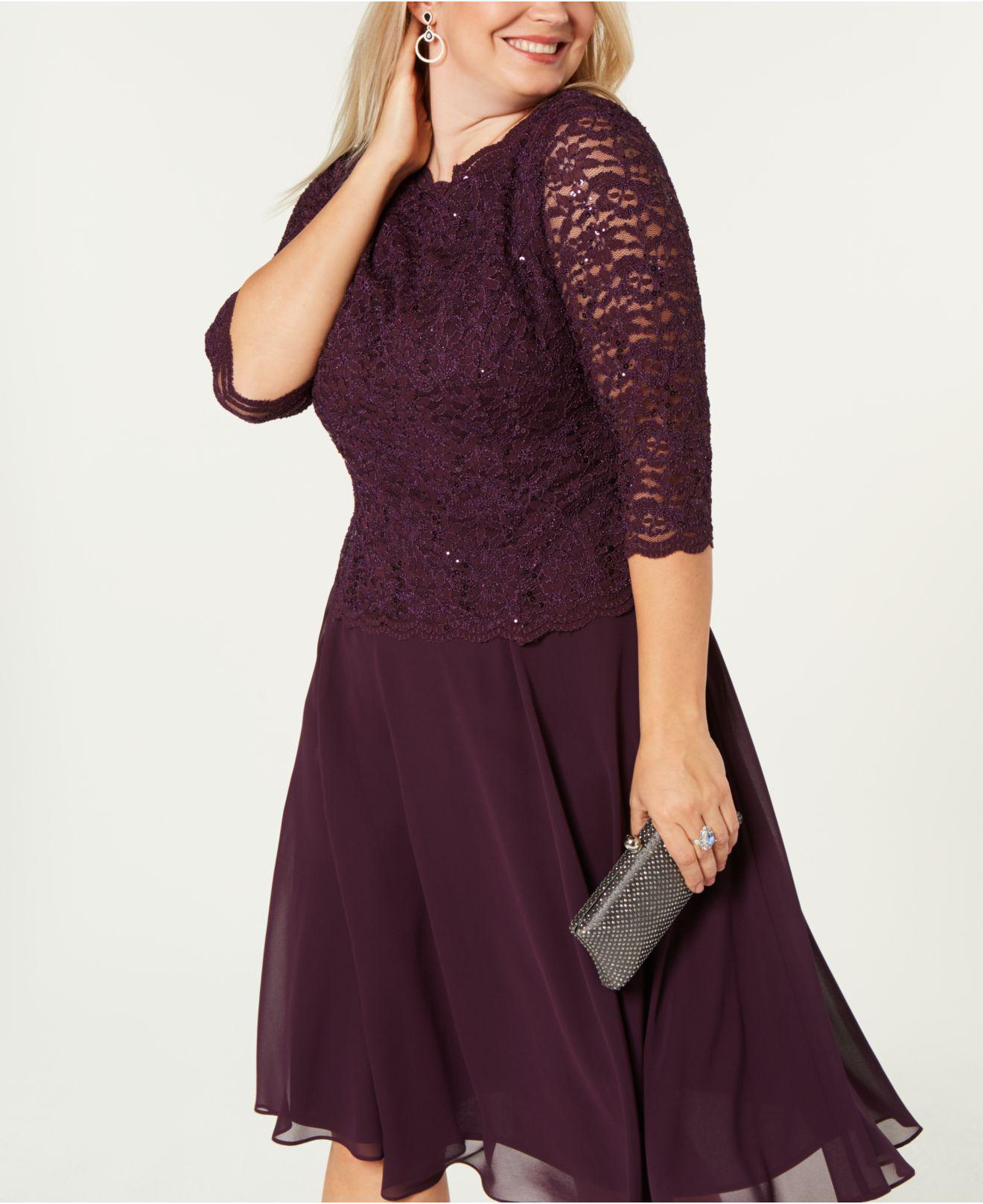alex plus size evening wear