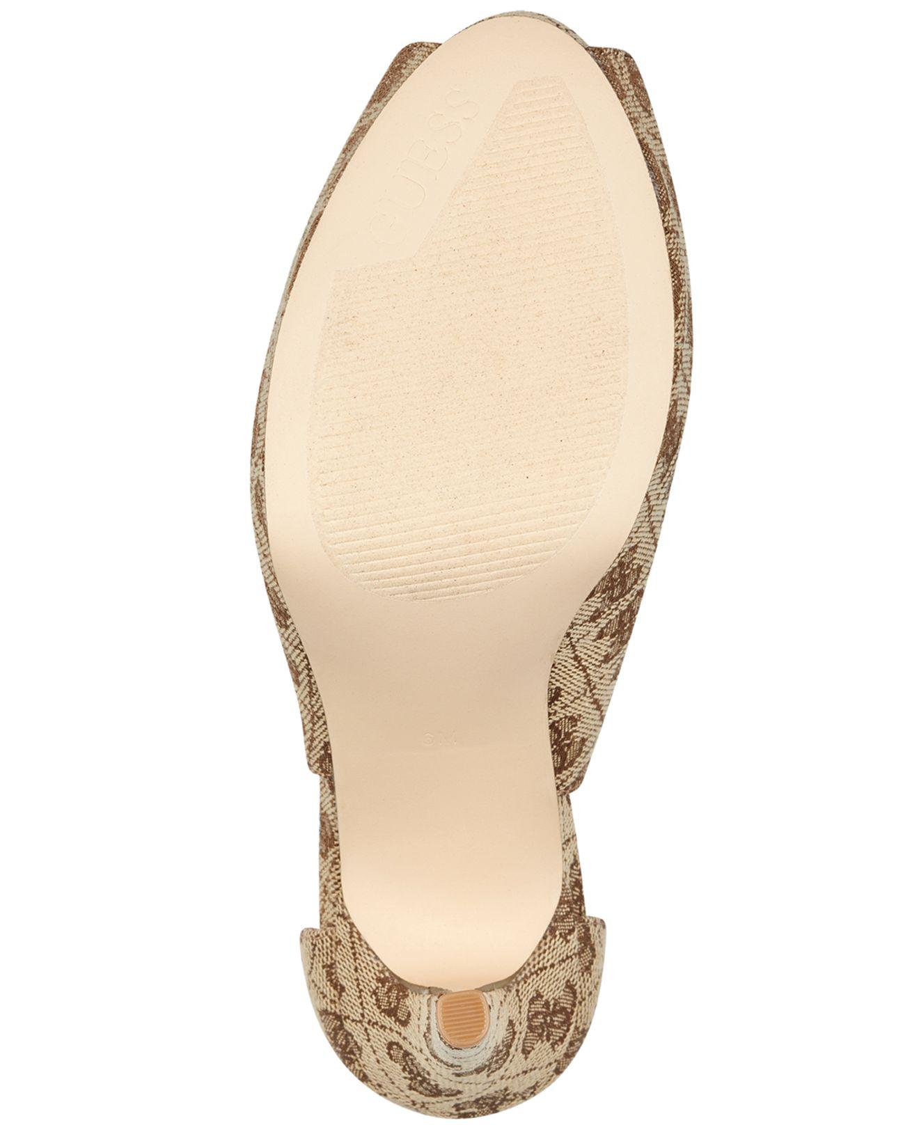 guess holie detail dress platform pumps