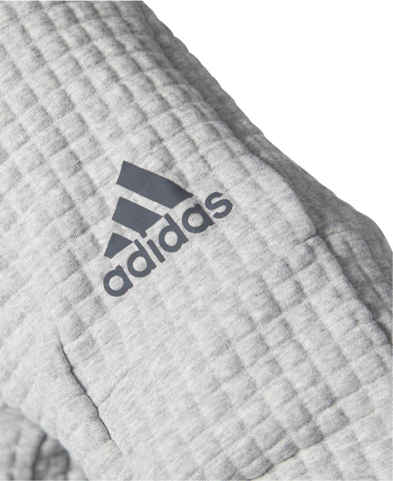 adidas white quilted hoodie