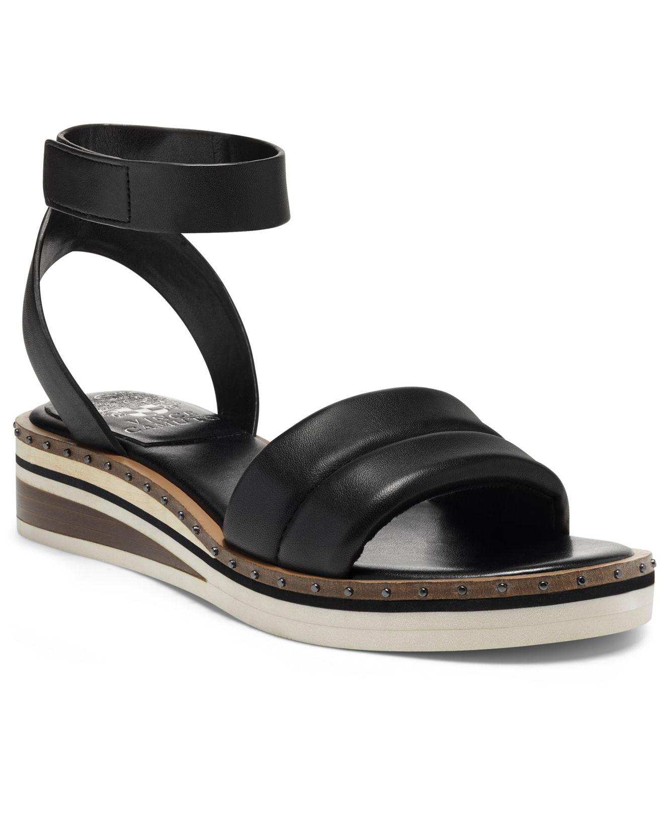 Vince Camuto Mellienda Puffy Sandals, Created For Macy's in Black 