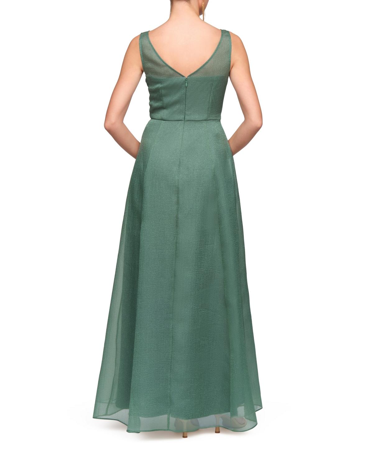 Js Collections Ezra Cutout Column Gown In Pink