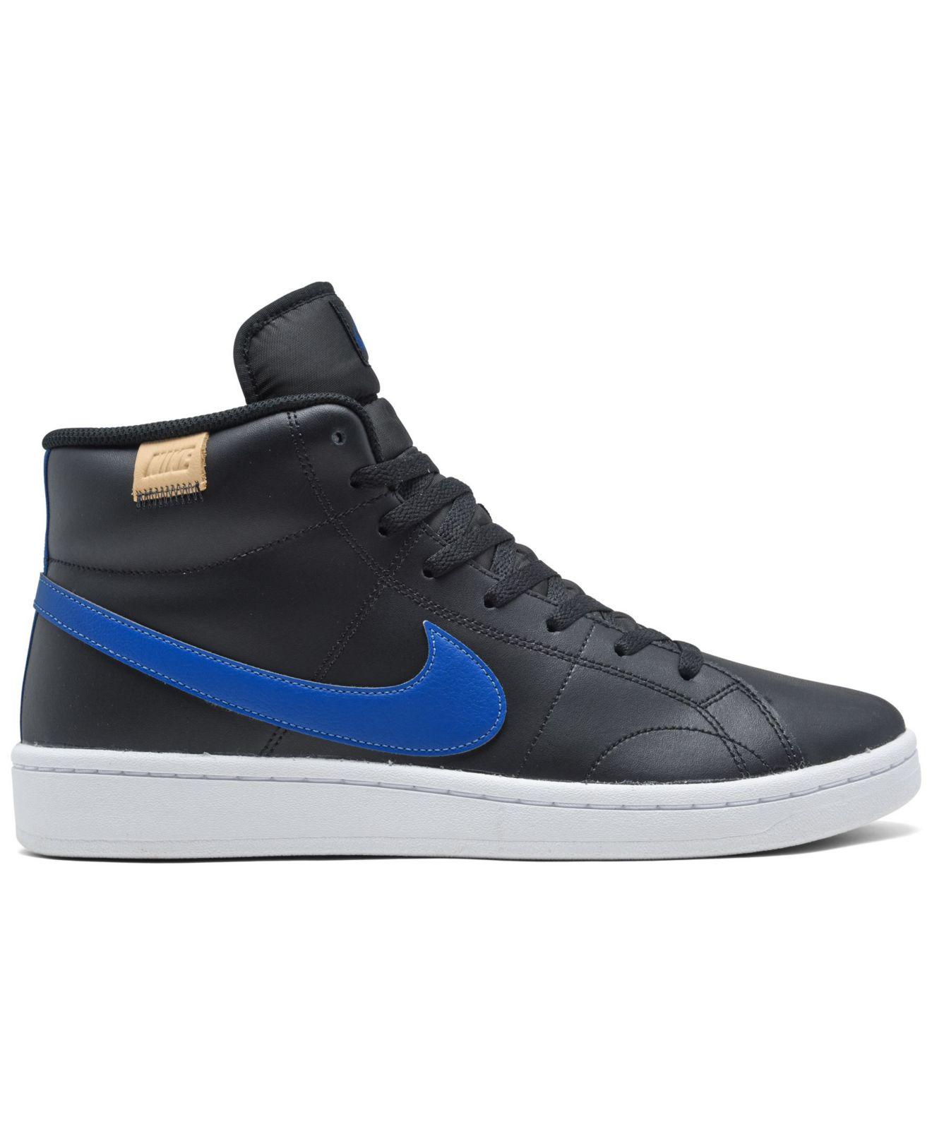 nike court royale mens black