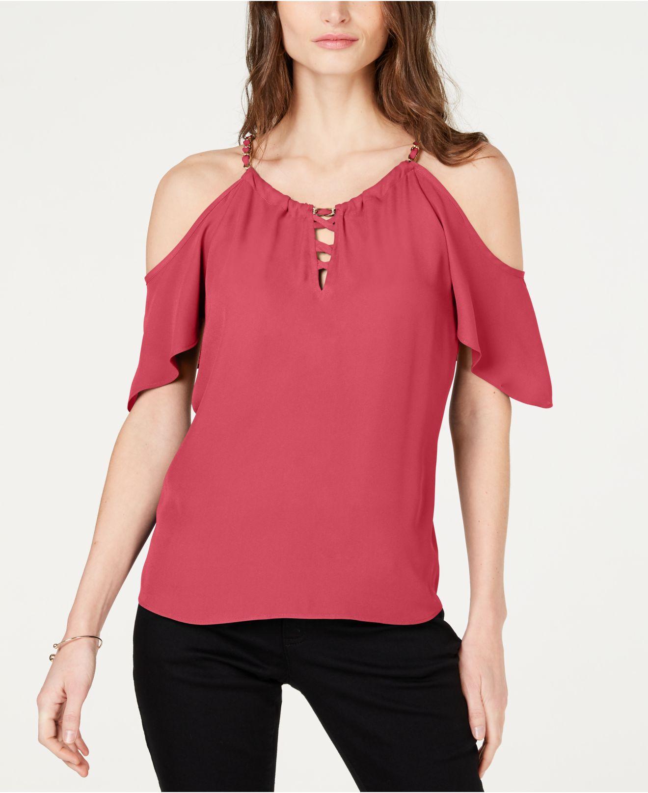 macys inc cold shoulder tops