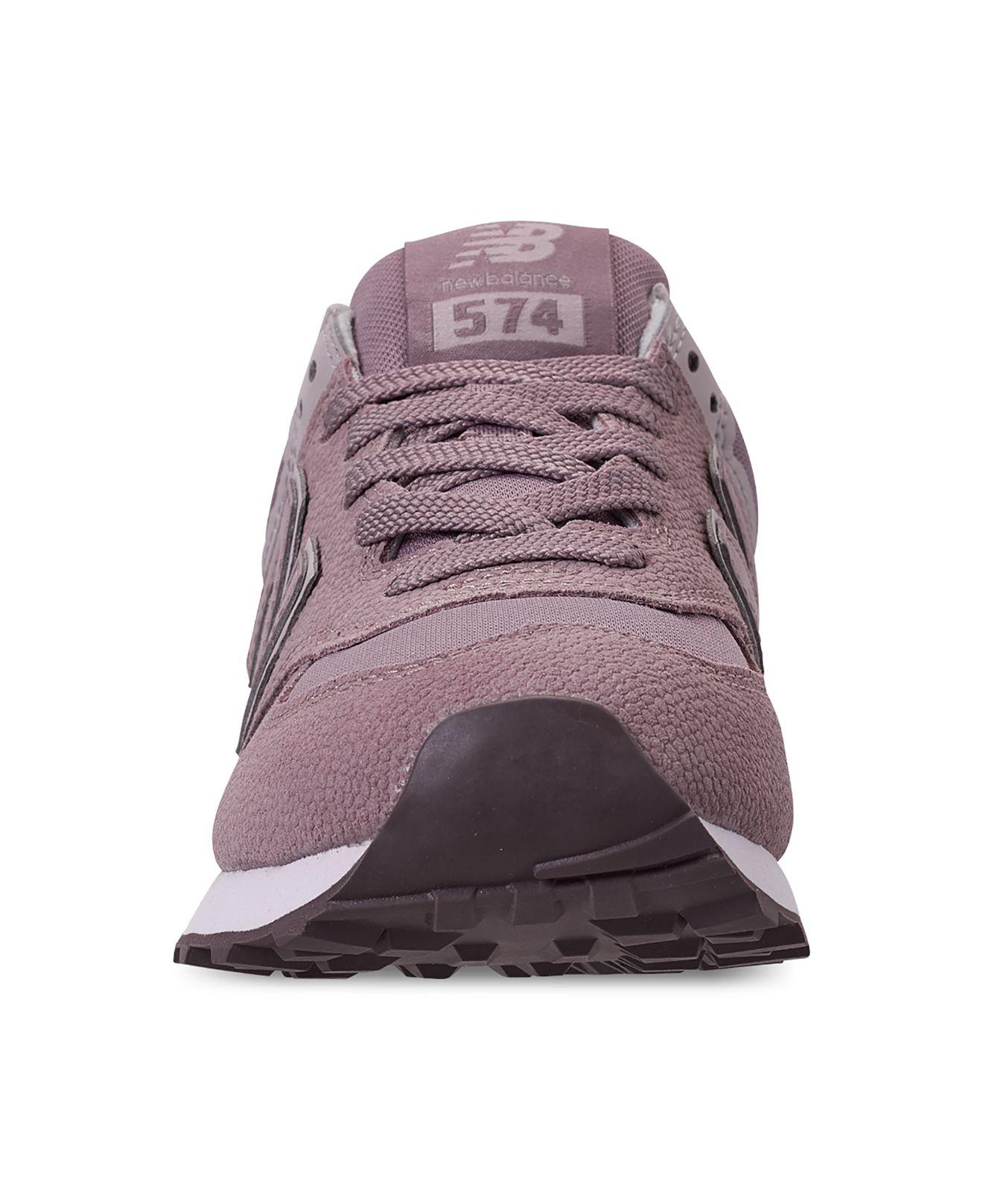 new balance women's 574 pebbled casual sneakers