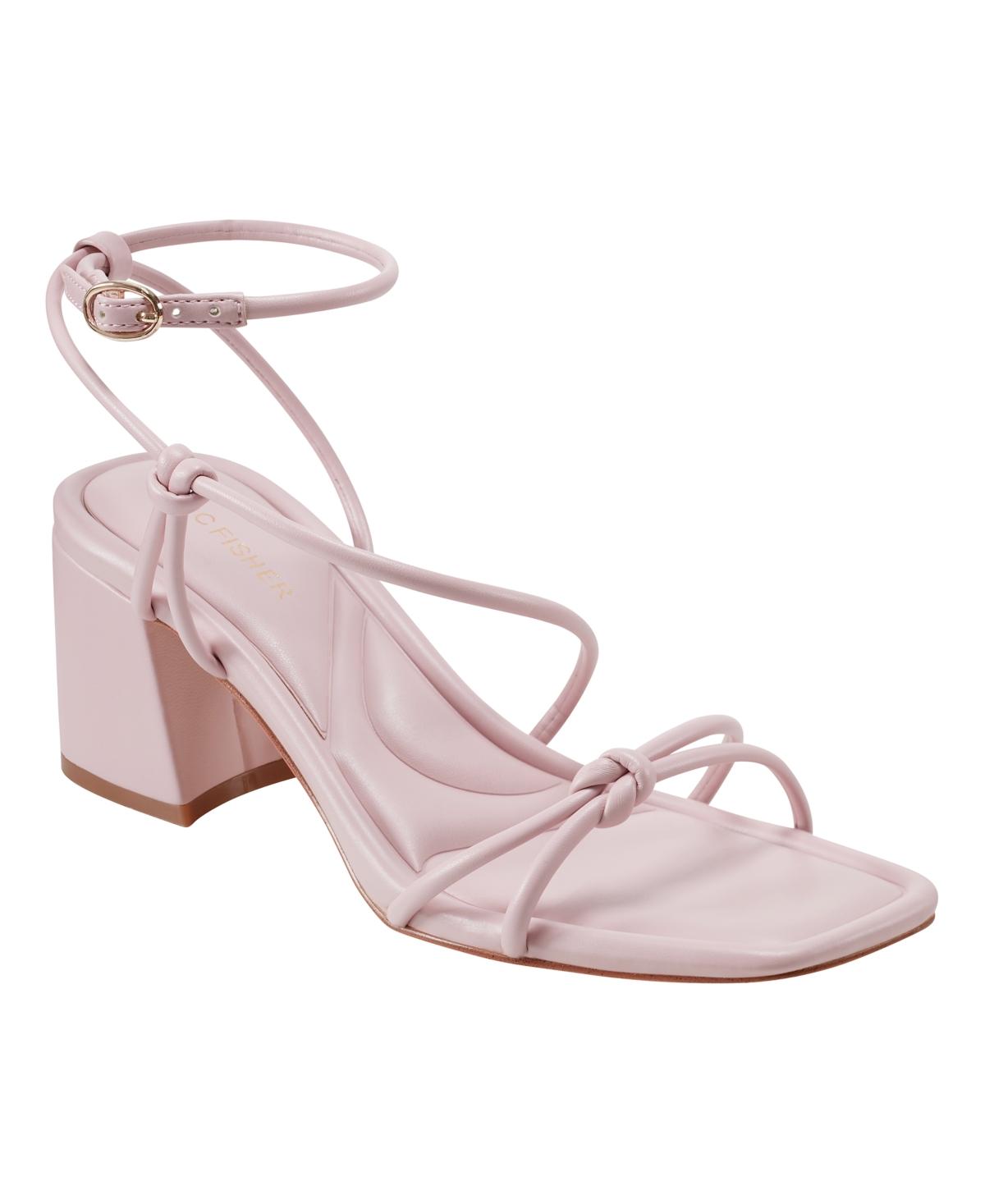 Marc Fisher Gurion Square Toe Dress Sandals in Pink Lyst