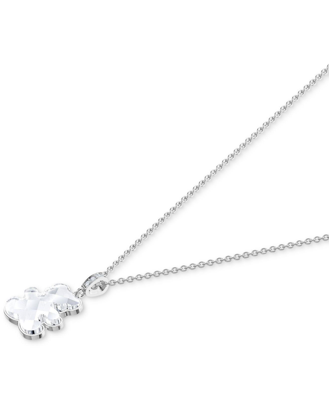 swarovski teddy bear pendant