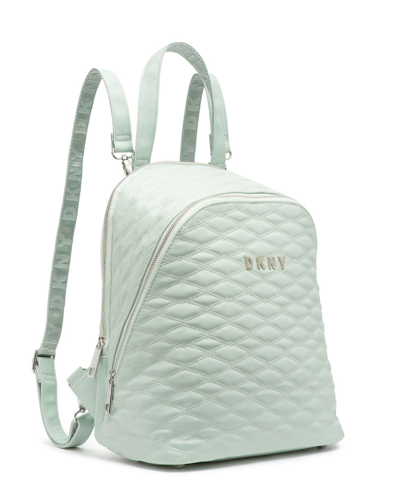 dkny quilted backpack