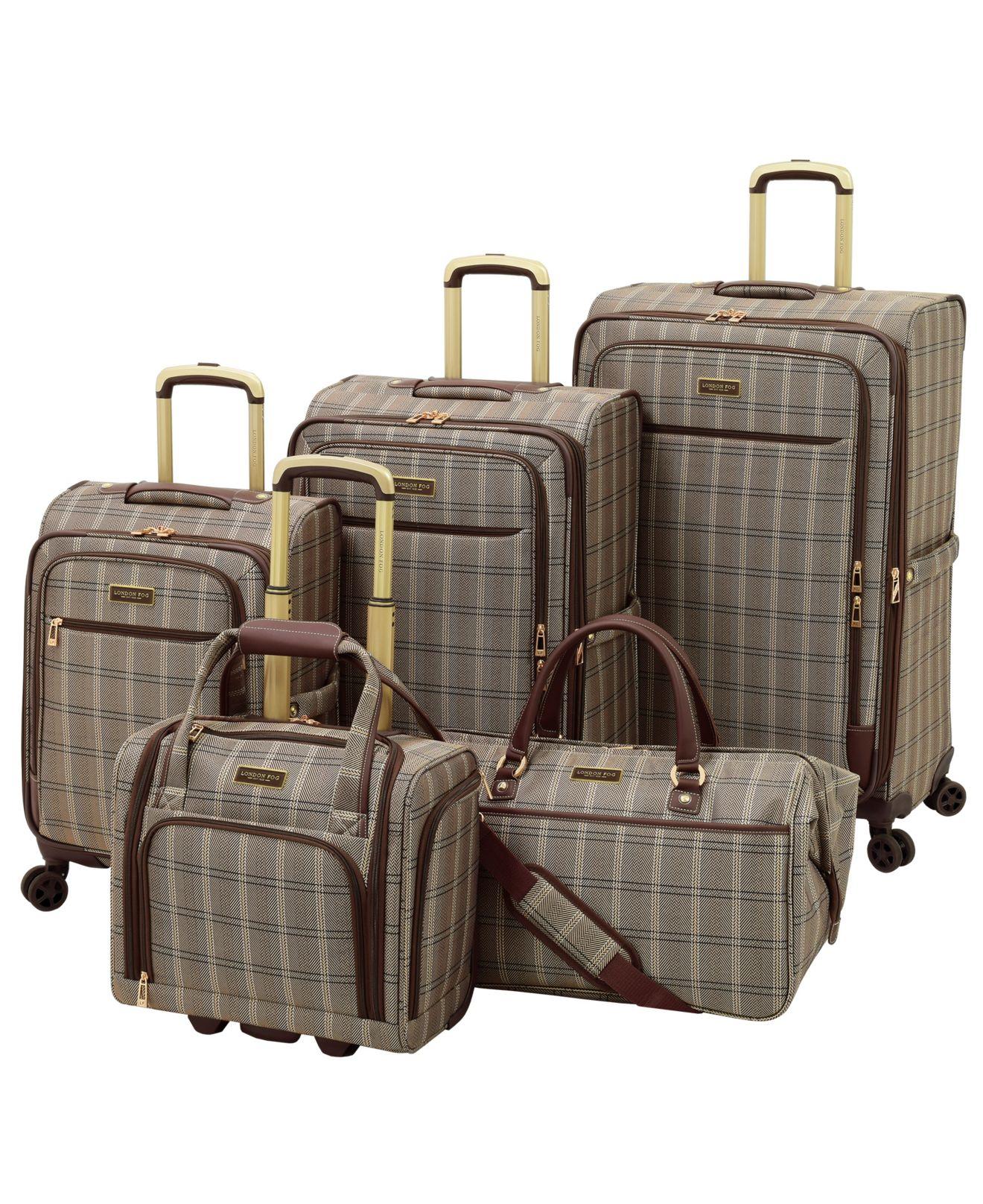 London Fog Brentwood Ii Softside Luggage Collection In Brown Lyst london-fog-brentwood-ii-softside-luggage-collection-in-brown-lyst