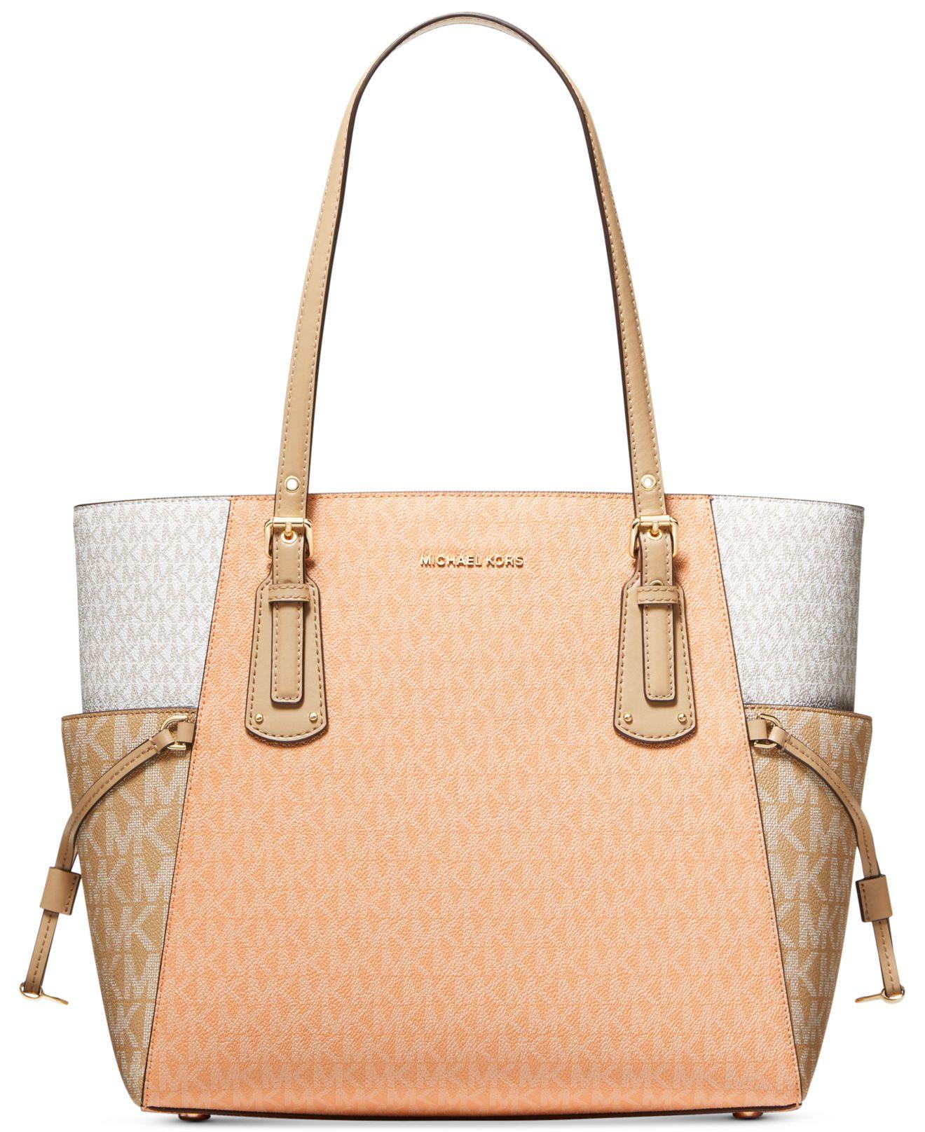 michael michael kors voyager east west signature tote