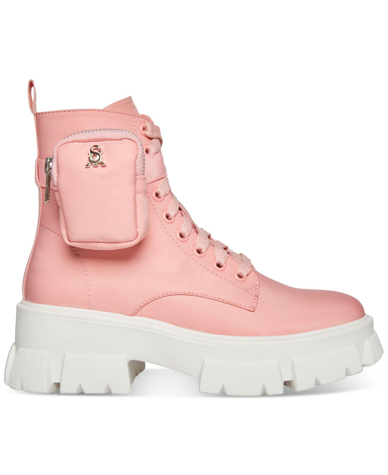steve madden slasher combat platform boot