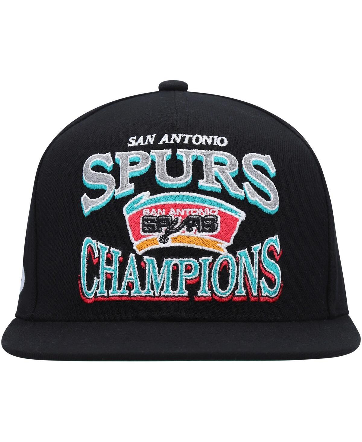 San Antonio Spurs Mitchell & Ness Hardwood Classics Snapback Hat - Pink