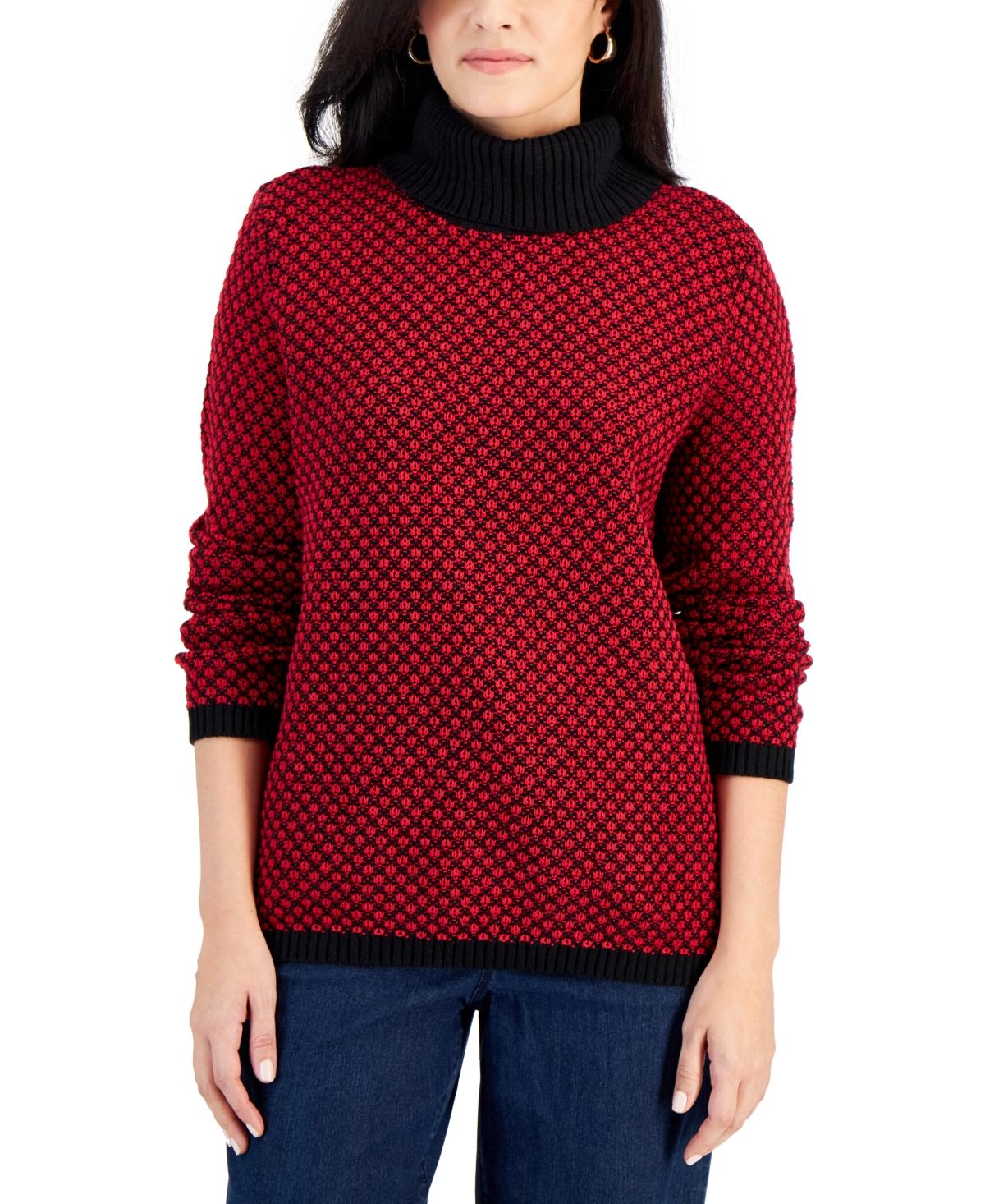 Karen scott shop turtleneck sweaters