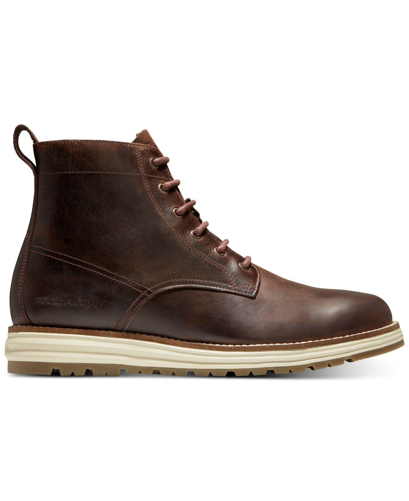 Cole Haan Leather Original Grand Waterproof Boots in Dark Brown (Brown