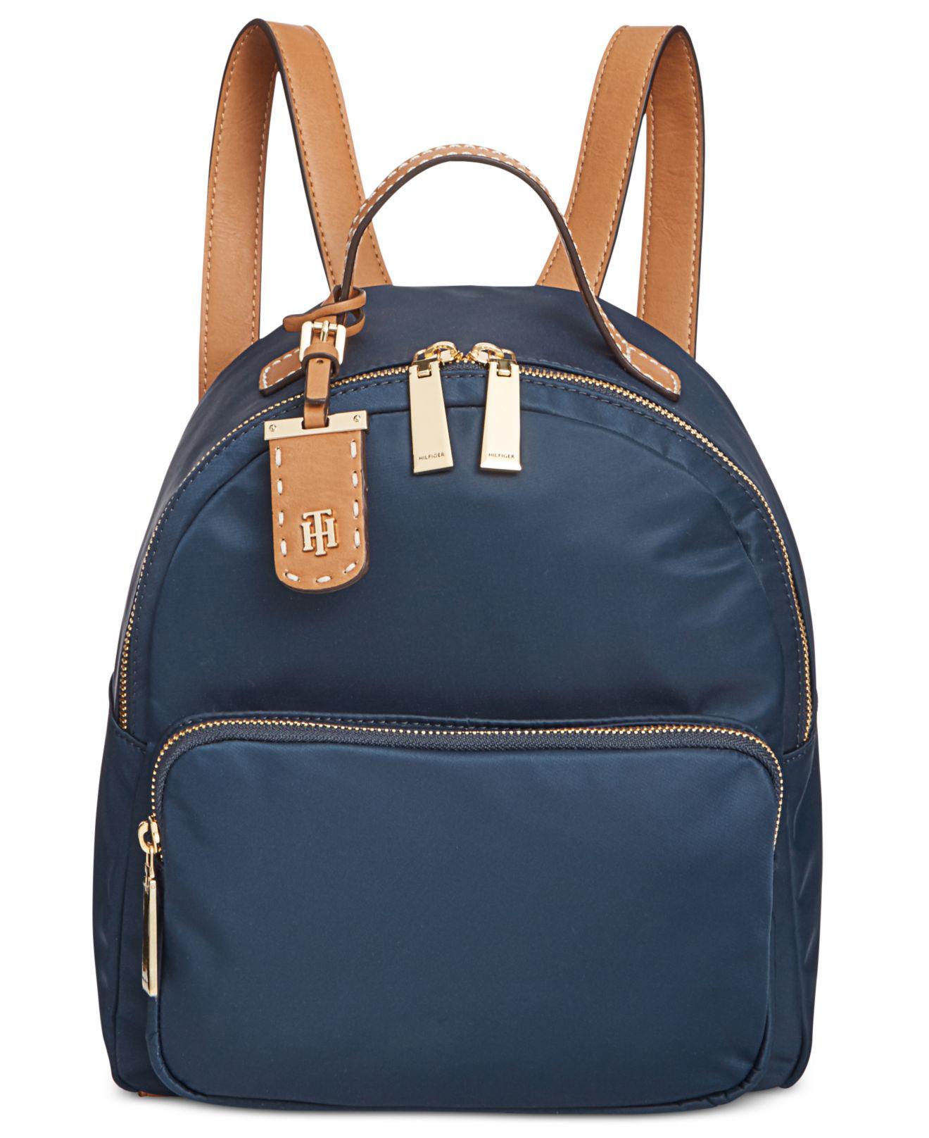 Tommy Hilfiger Julia Small Dome Backpack in Navy/Gold (Blue) - Lyst