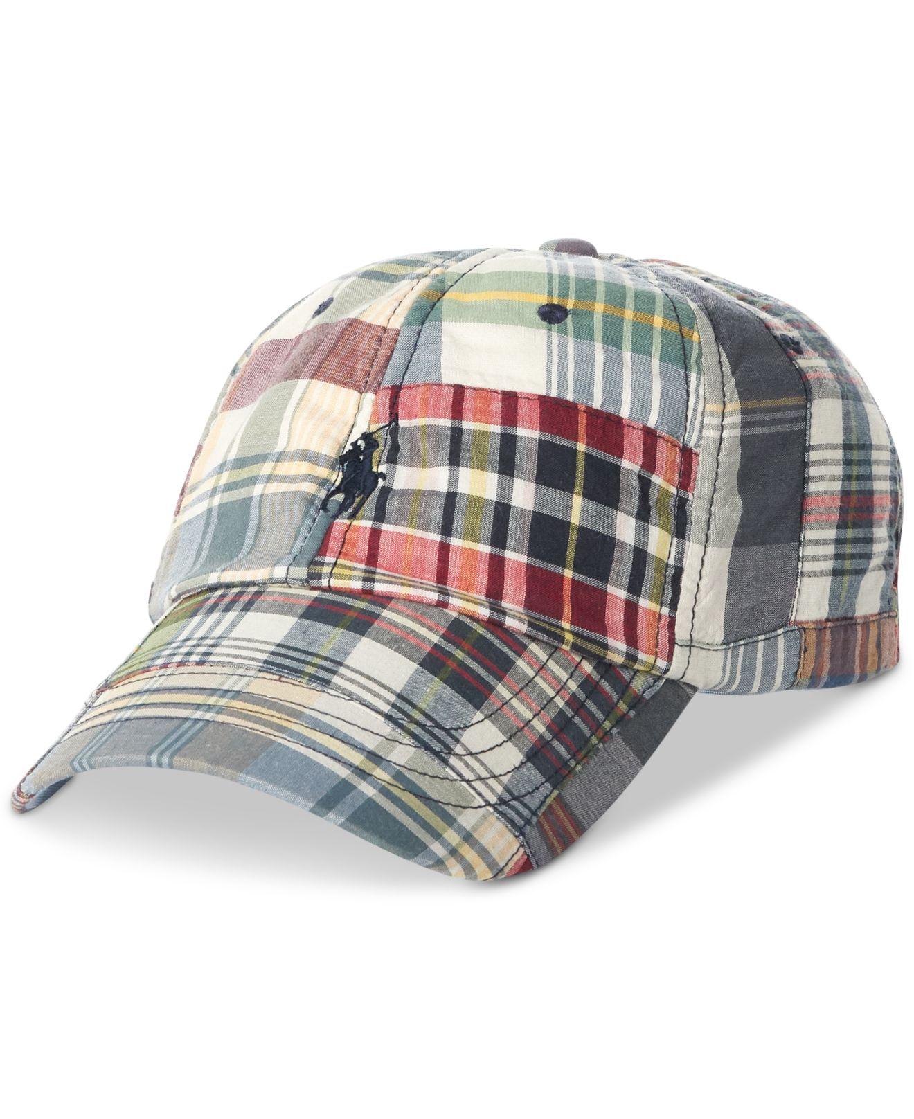 polo plaid hat
