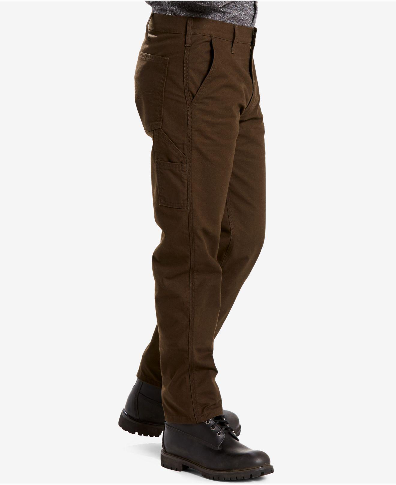 Levi's Denim Men's Slim-fit Carpenter Pants in Brown for Men - Lyst