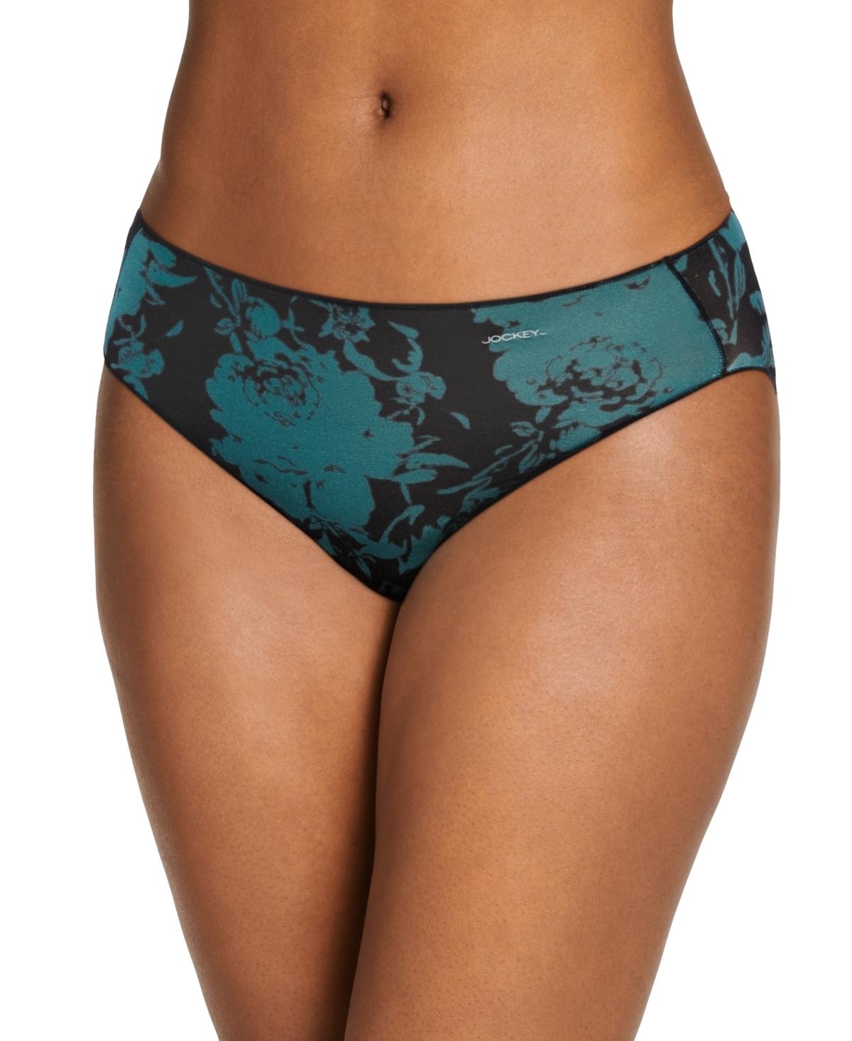 Jockey No Panty Line Promise Bikini Underwear 1370 in Blue