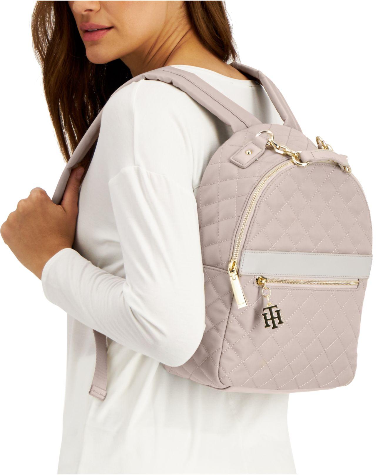 Tommy Hilfiger Charming Tommy Plus Backpack in Natural | Lyst