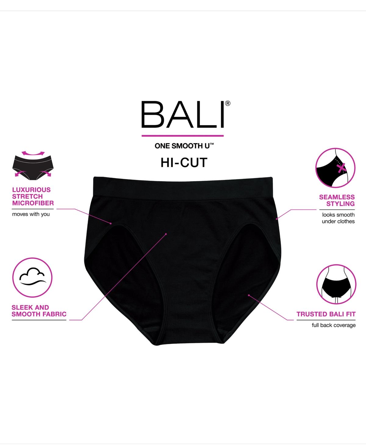 Bali One Smooth U All-over Smoothing Hi Cut Brief Underwear 2362 in Purple