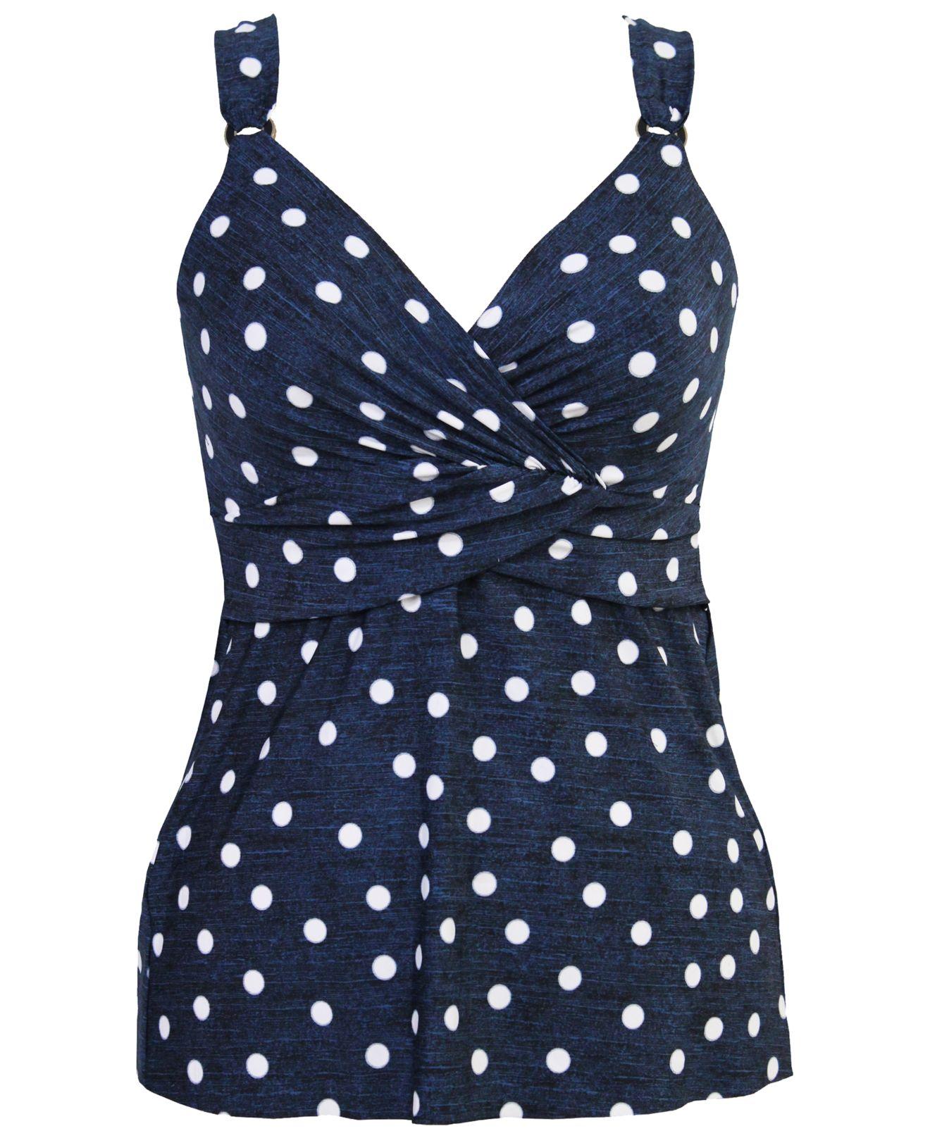 Miraclesuit Equinox Brasized Tummycontrol Tankini Top in Blue Lyst