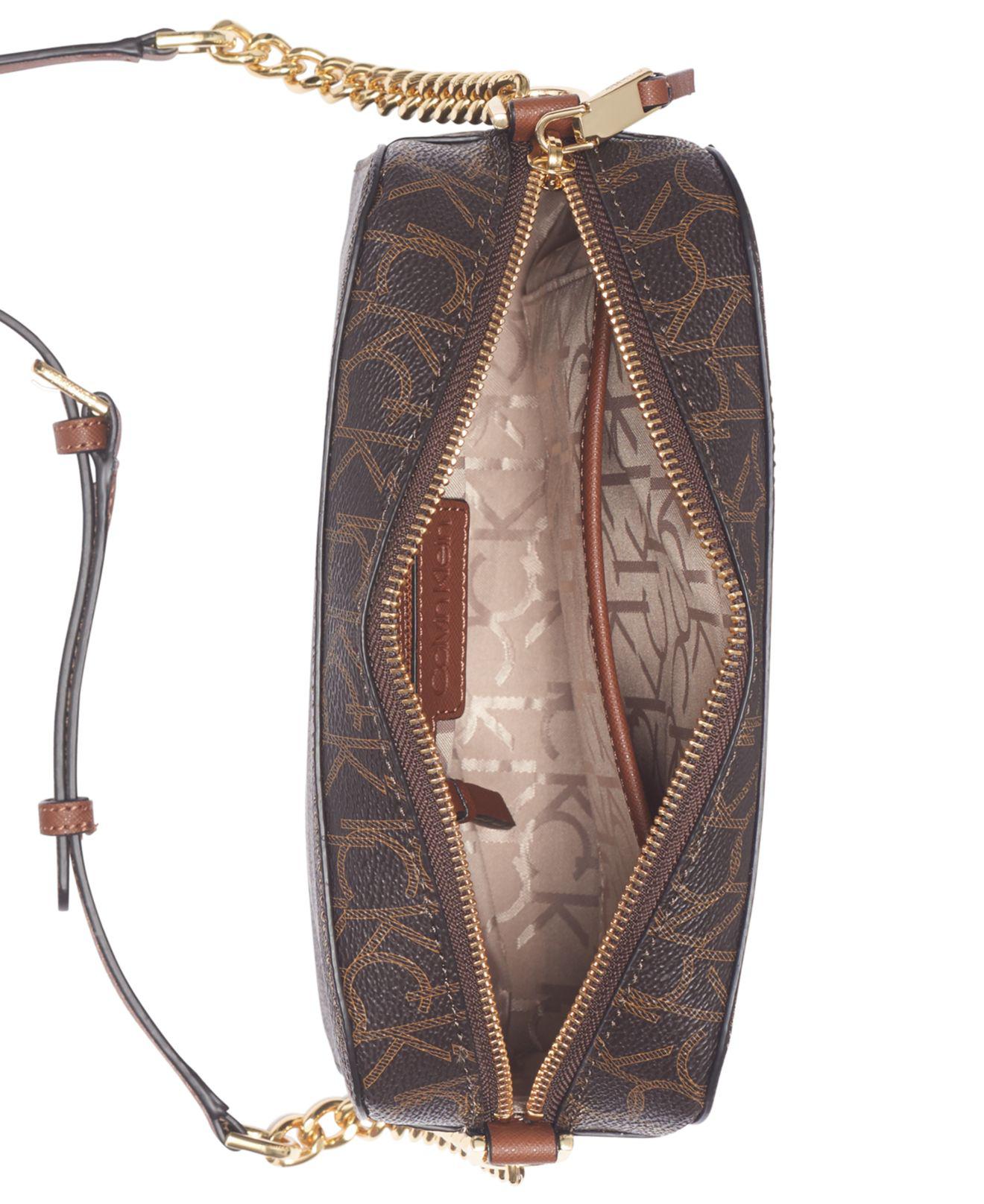 calvin klein signature hayden crossbody