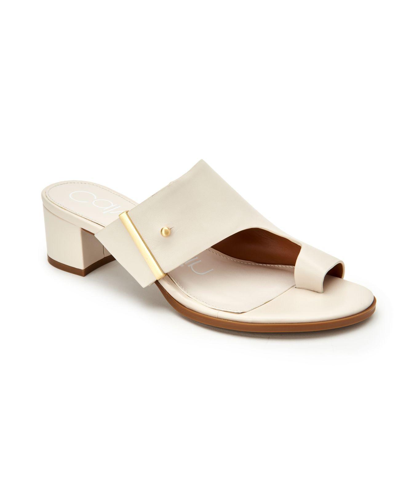 Calvin Klein Daria Dress Sandals, Created For Macy's in White | Lyst