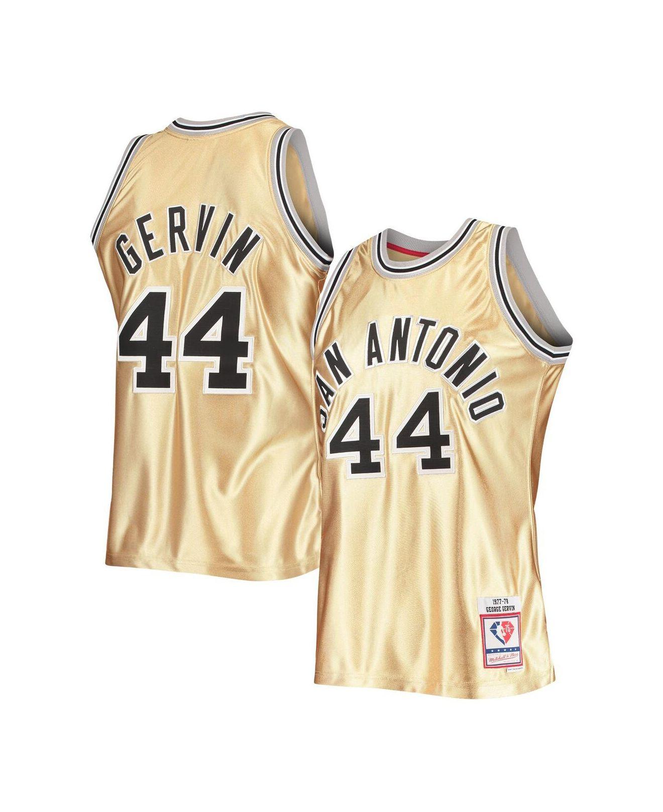 Mitchell & Ness Synthetic Gervin Gold San Antonio Spurs 75th