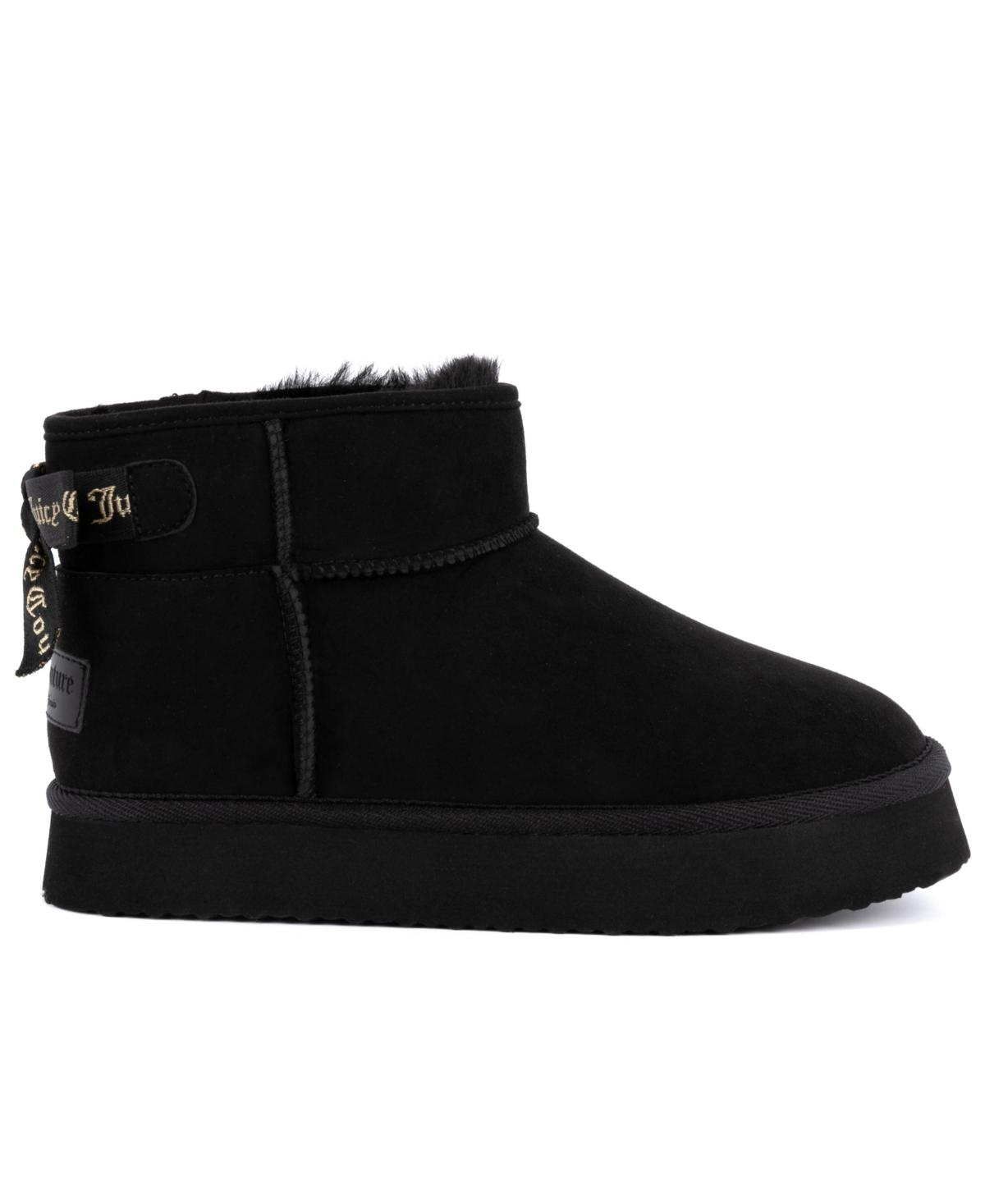 juicy Couture ブラック スエード ブーツ 8(25cm) juicy Couture 